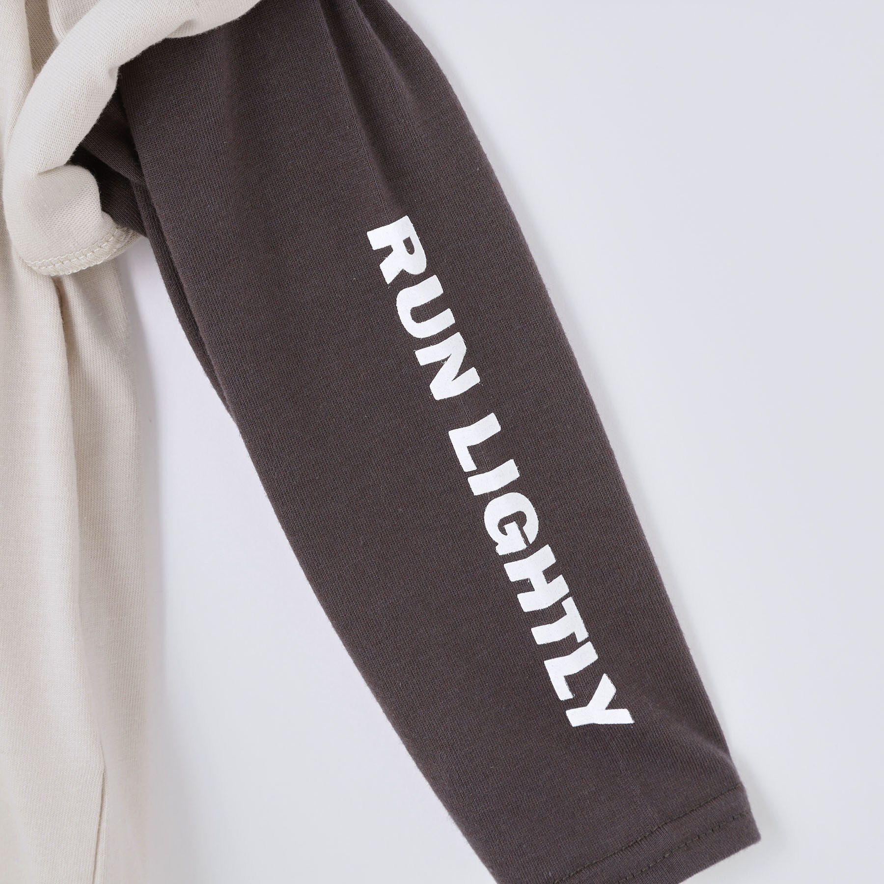 THE SHOP TK「【110-160】袖レイヤード長袖迷彩アップリケ」|Tシャツ・カットソー|