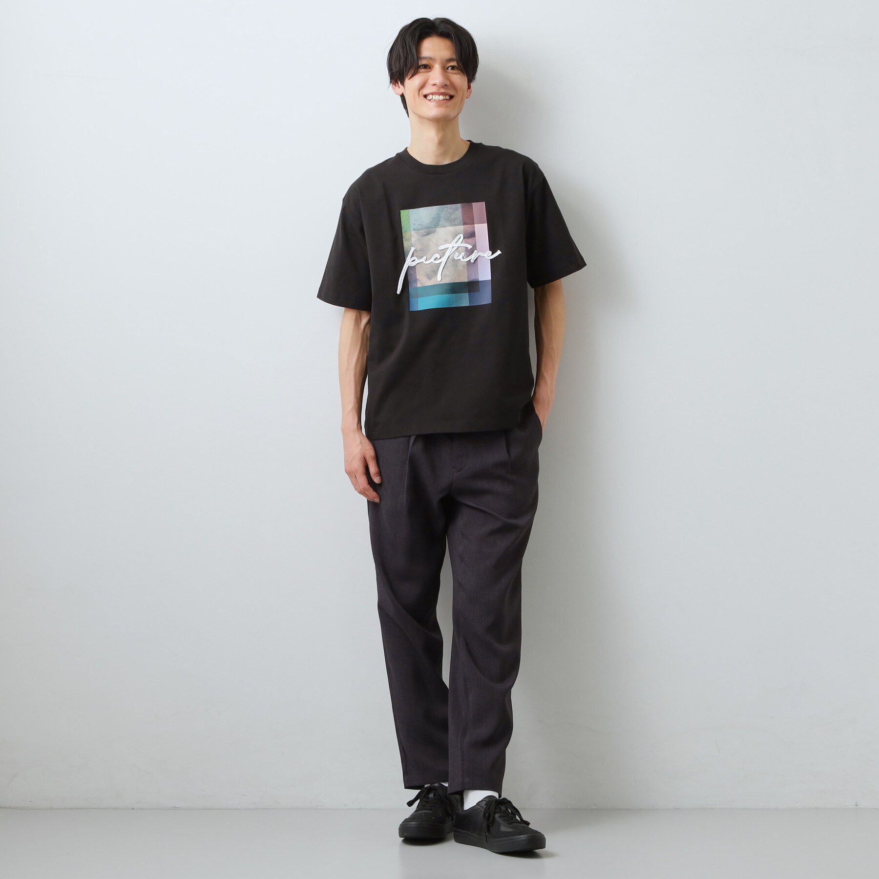 THE SHOP TK「コード刺繍 半袖Tシャツ 洗濯機OK」|Tシャツ・カットソー|