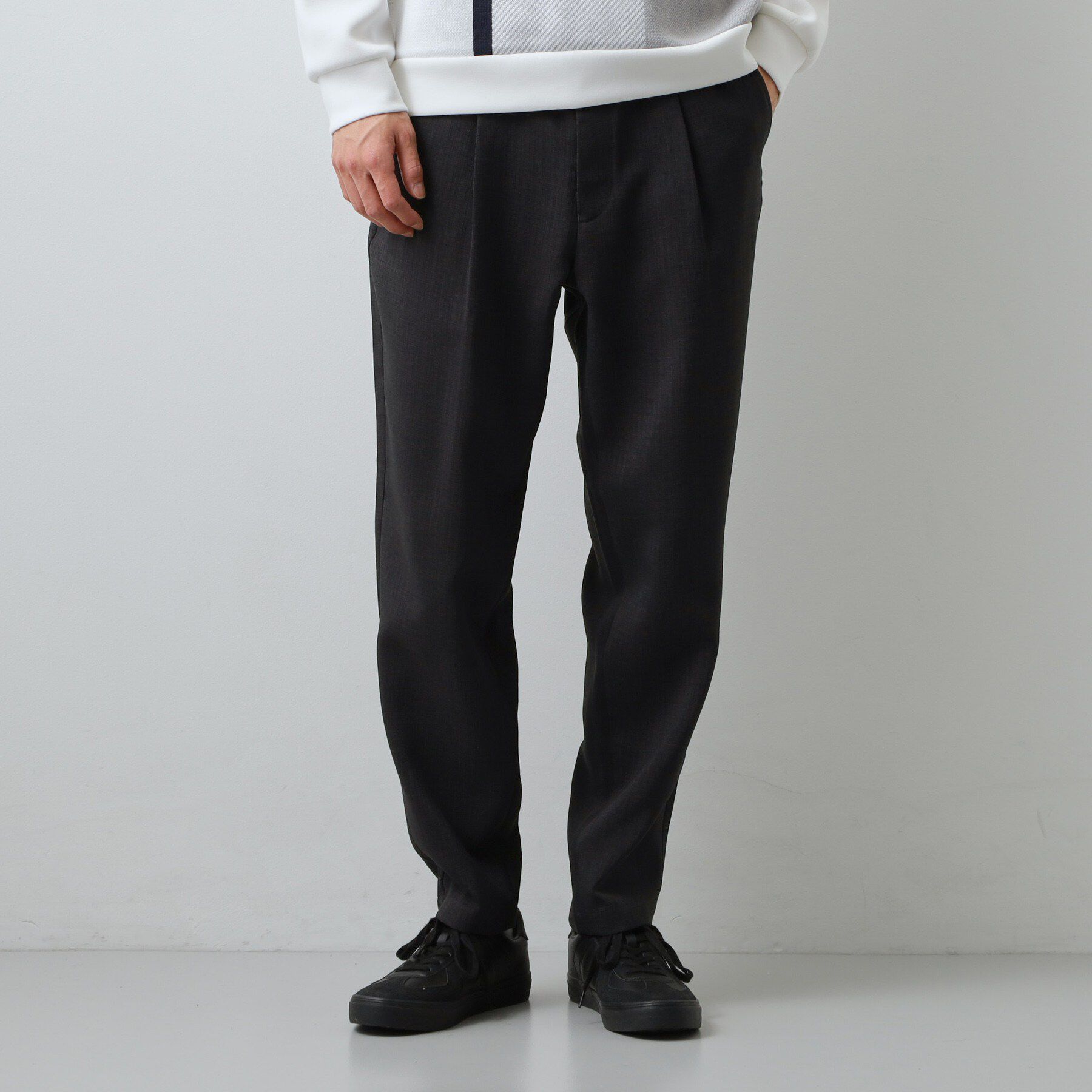 THE SHOP TK「【LINO FINE】リネンライク イージースラックス 吸水速乾/イージーケア/UVカット/洗濯機O」|その他|