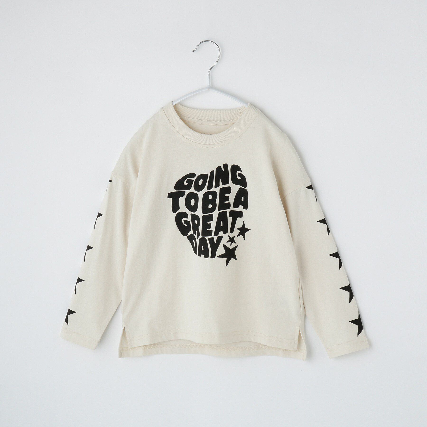 THE SHOP TK「【110-160】長袖プリントアソートT」|Tシャツ・カットソー|アイボリー(104)