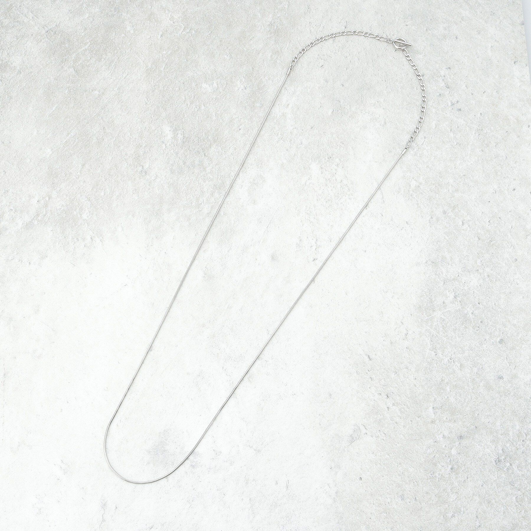 THE SHOP TK「ステンレス2連ネックレス」|ネックレス|