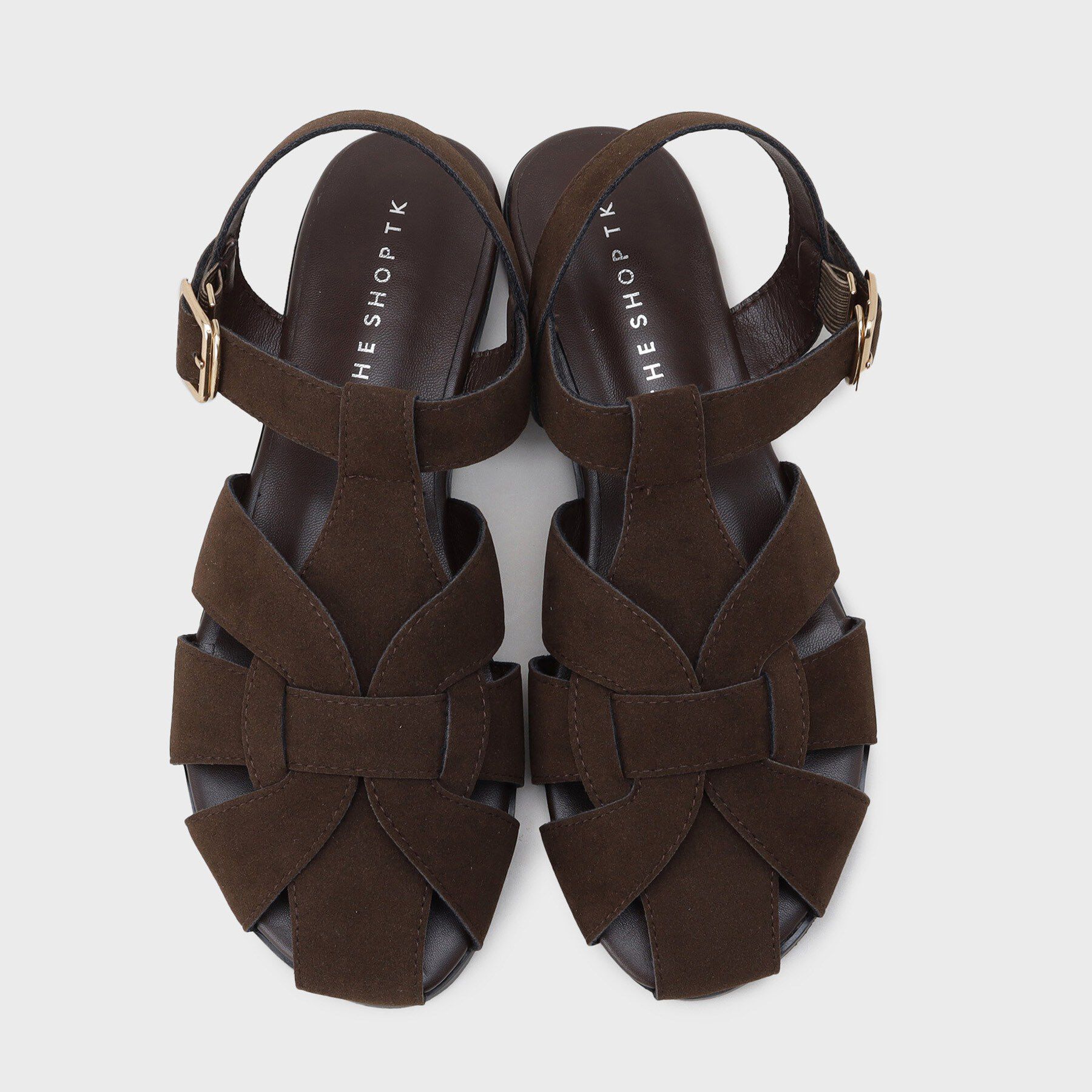 THE SHOP TK「スエード調グルカサンダル」|サンダル|