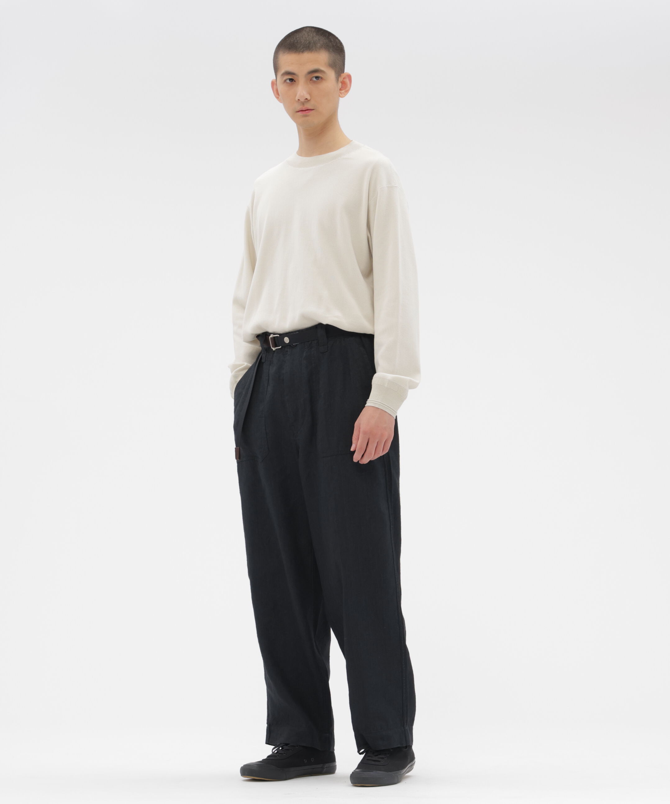 MHL.「FADED WOOL LINEN TWILL TROUSERS」|その他|