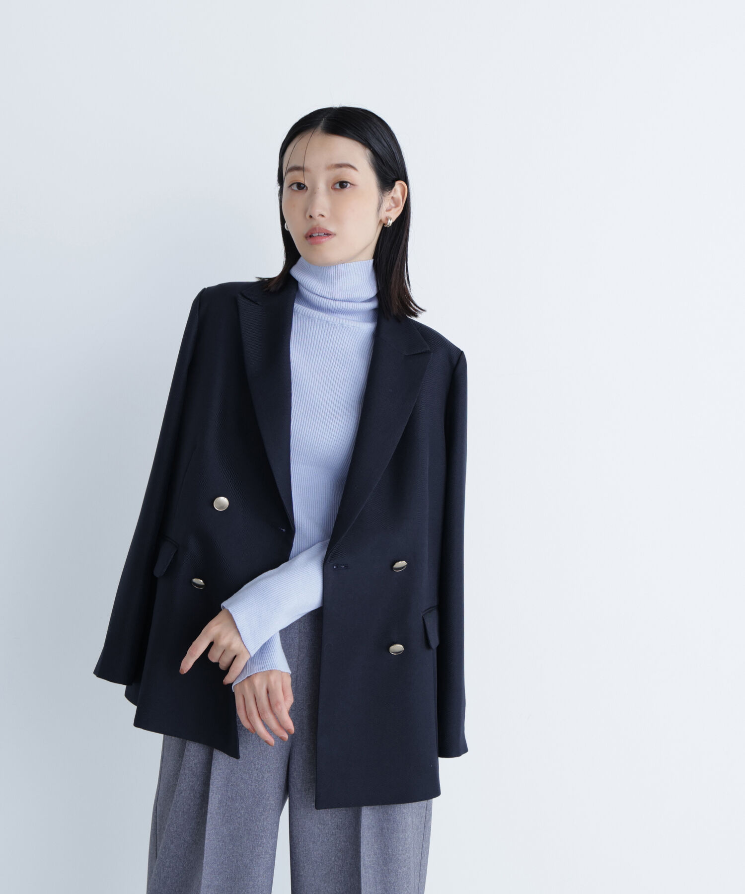  「ベーシックタートルネックニット」|ニット・セーター|