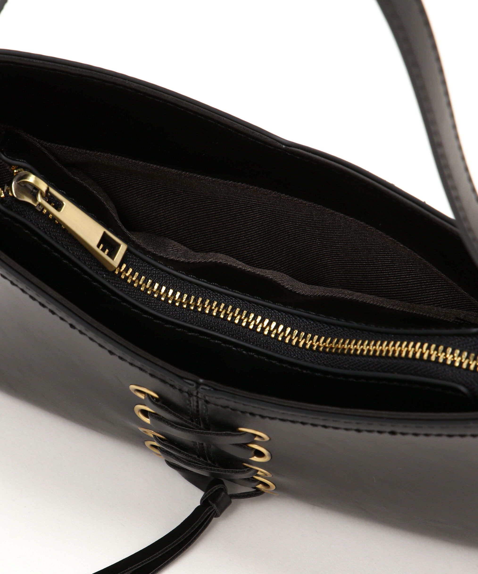  「レースアップミニショルダーバッグ」|ショルダー・メッセンジャー|