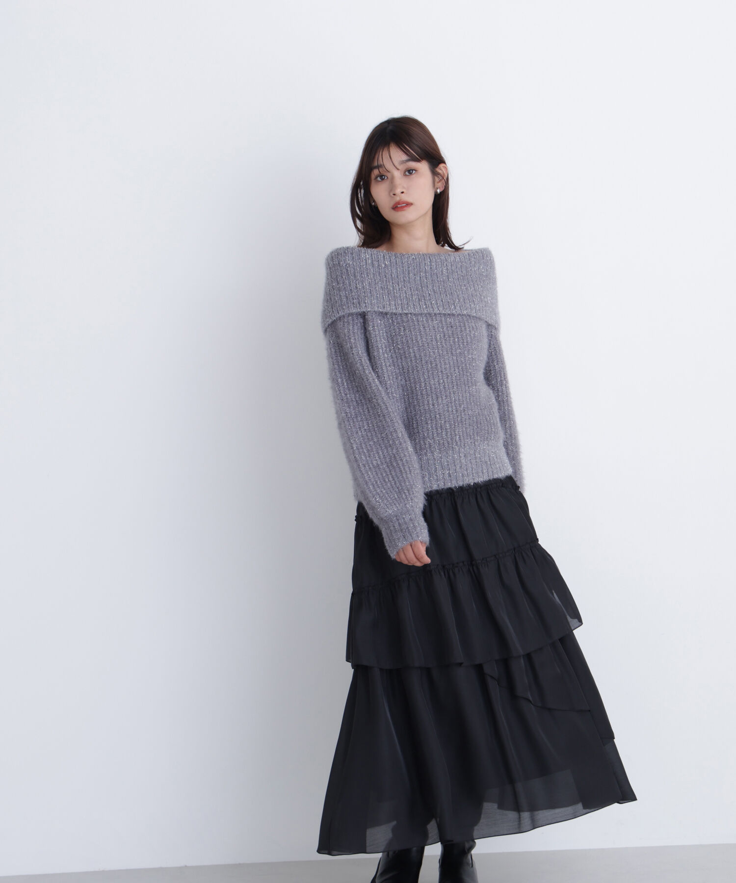  「ランダムティアードスカート」|スカート|
