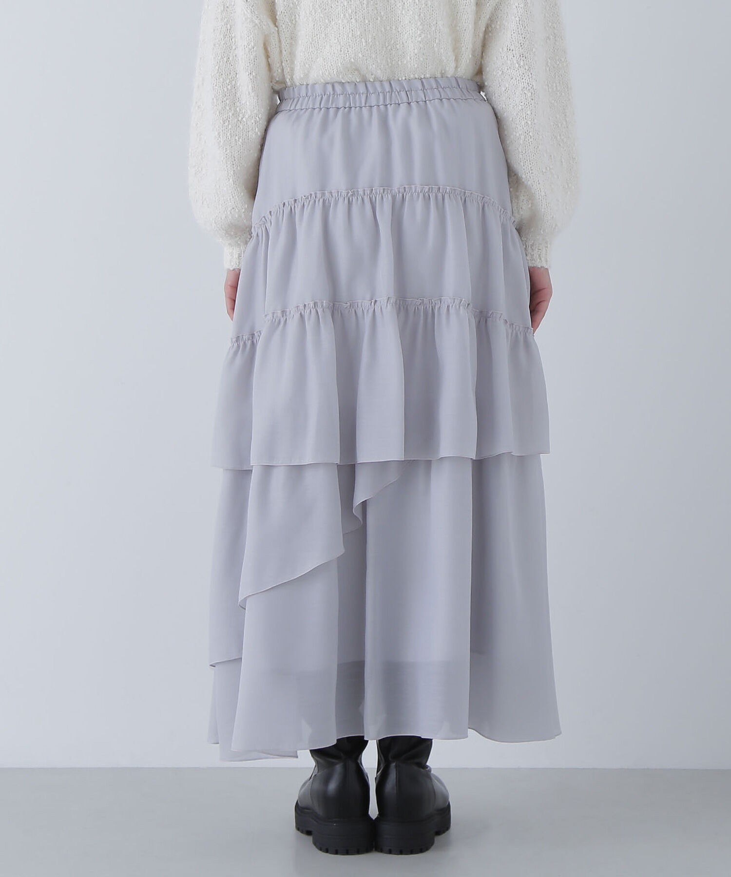  「ランダムティアードスカート」|スカート|