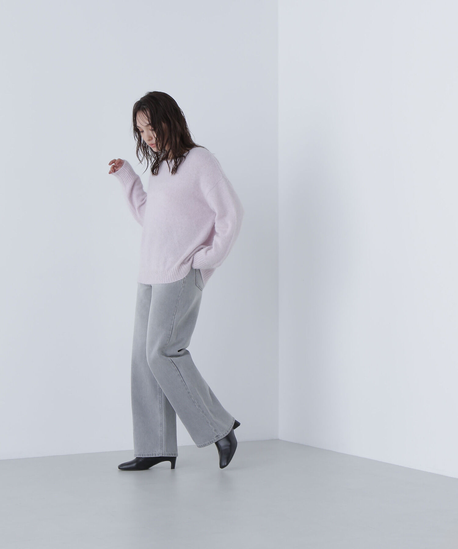  「フォックス混オーバーニット」|ニット・セーター|