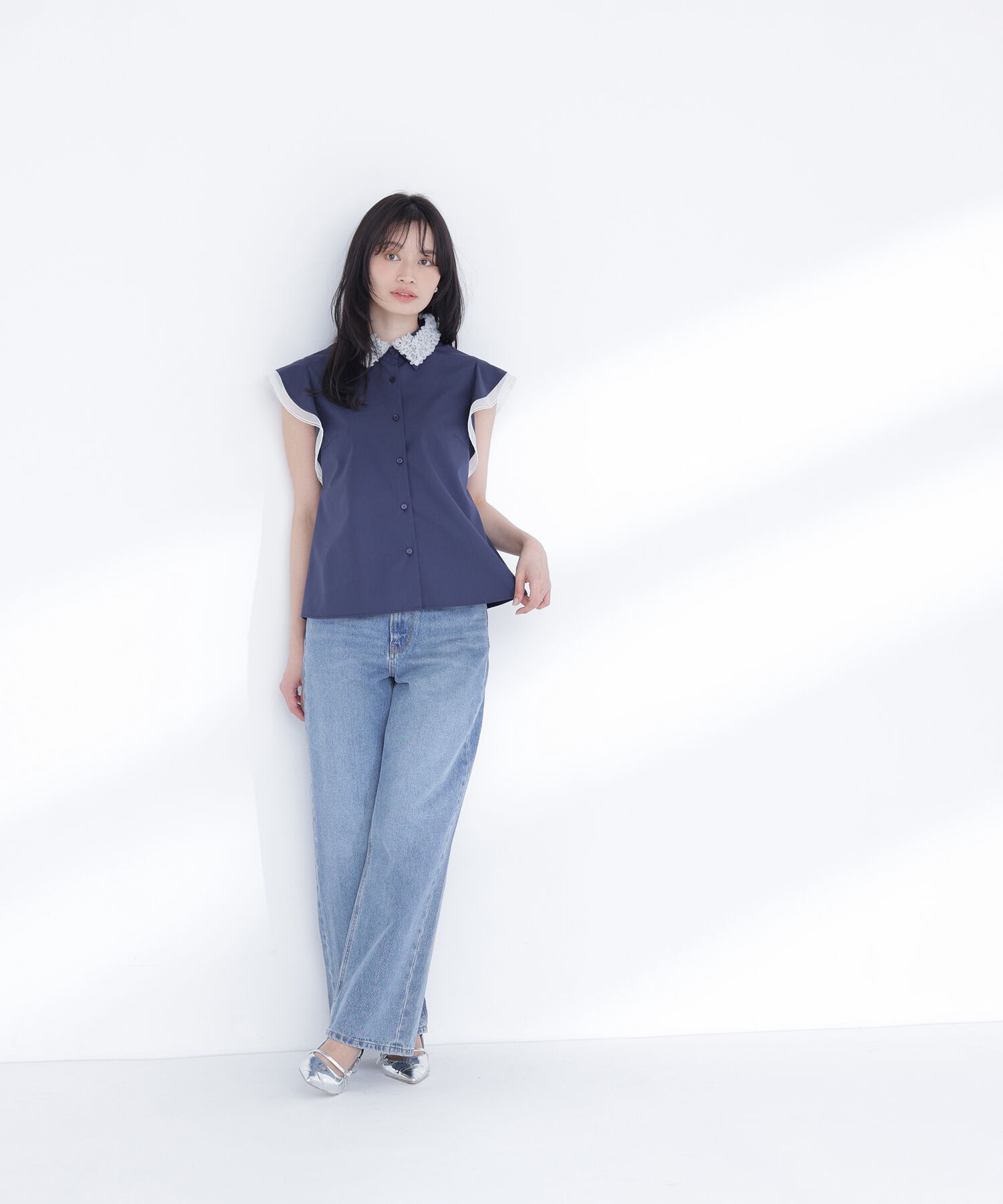  「ワイドストレートデニムパンツ」|その他|