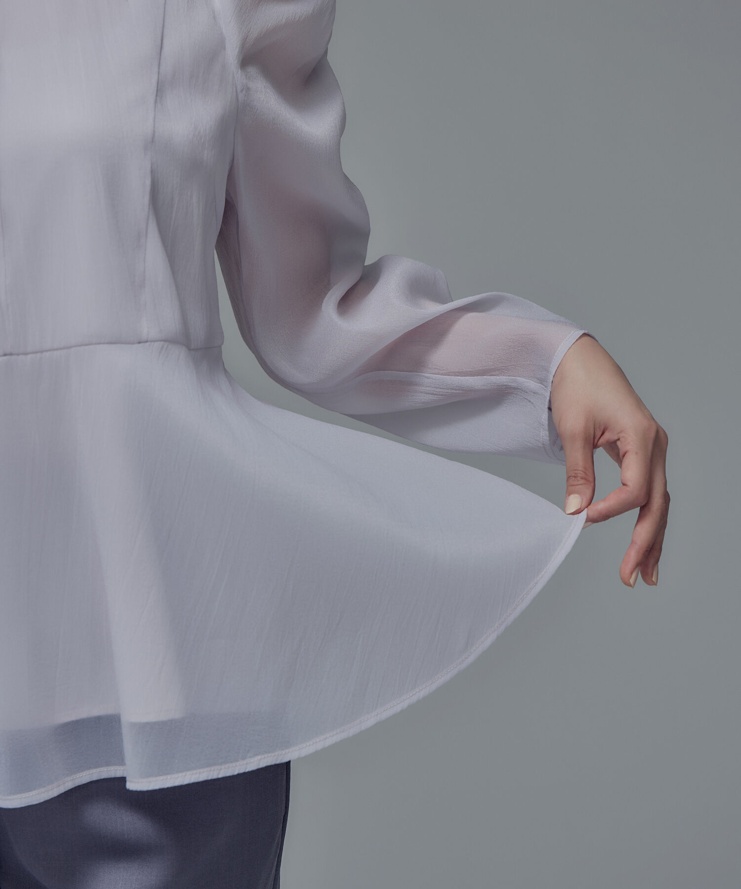  「シアーペプラムブラウス」|シャツ・ブラウス|