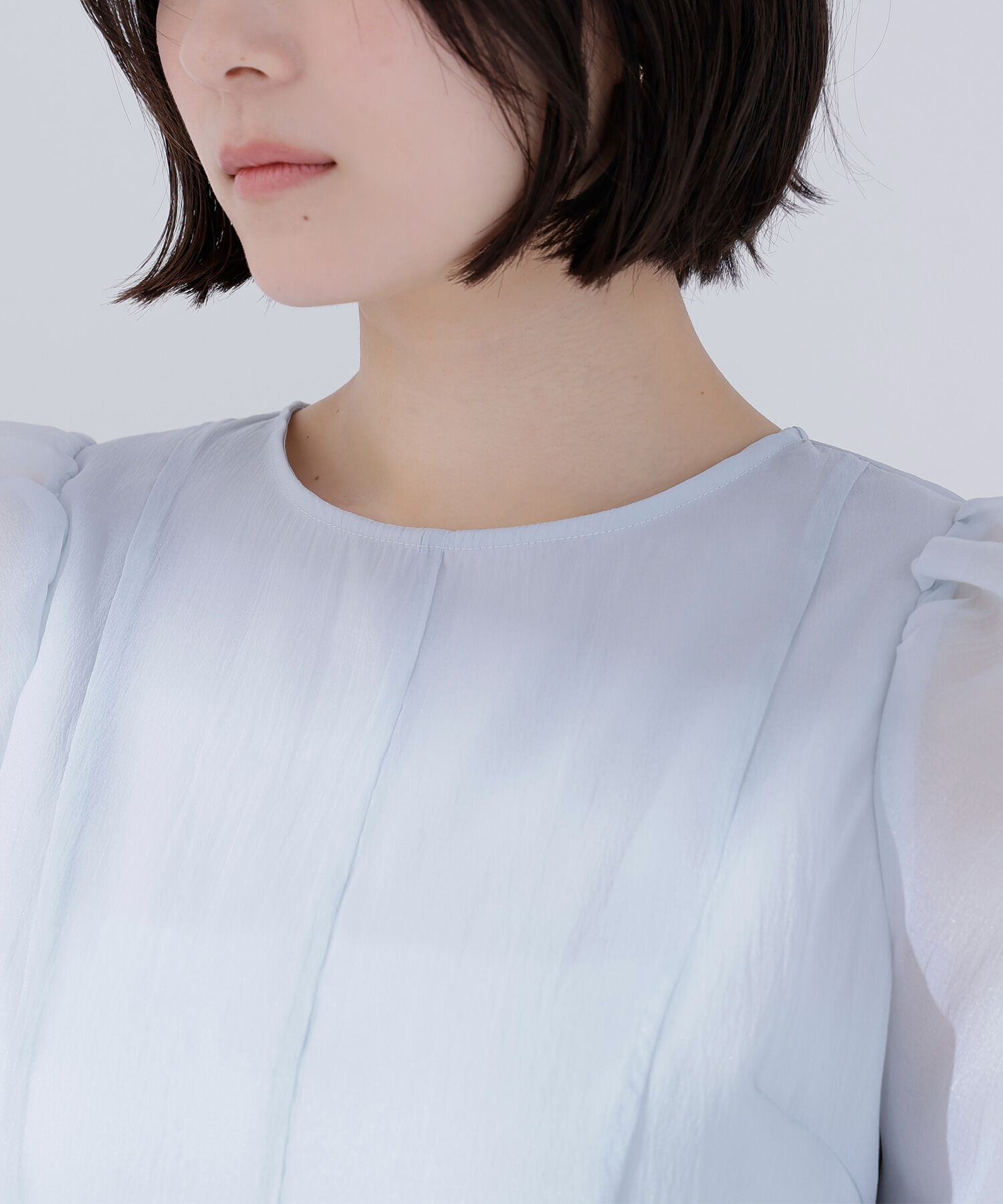  「シアーペプラムブラウス」|シャツ・ブラウス|