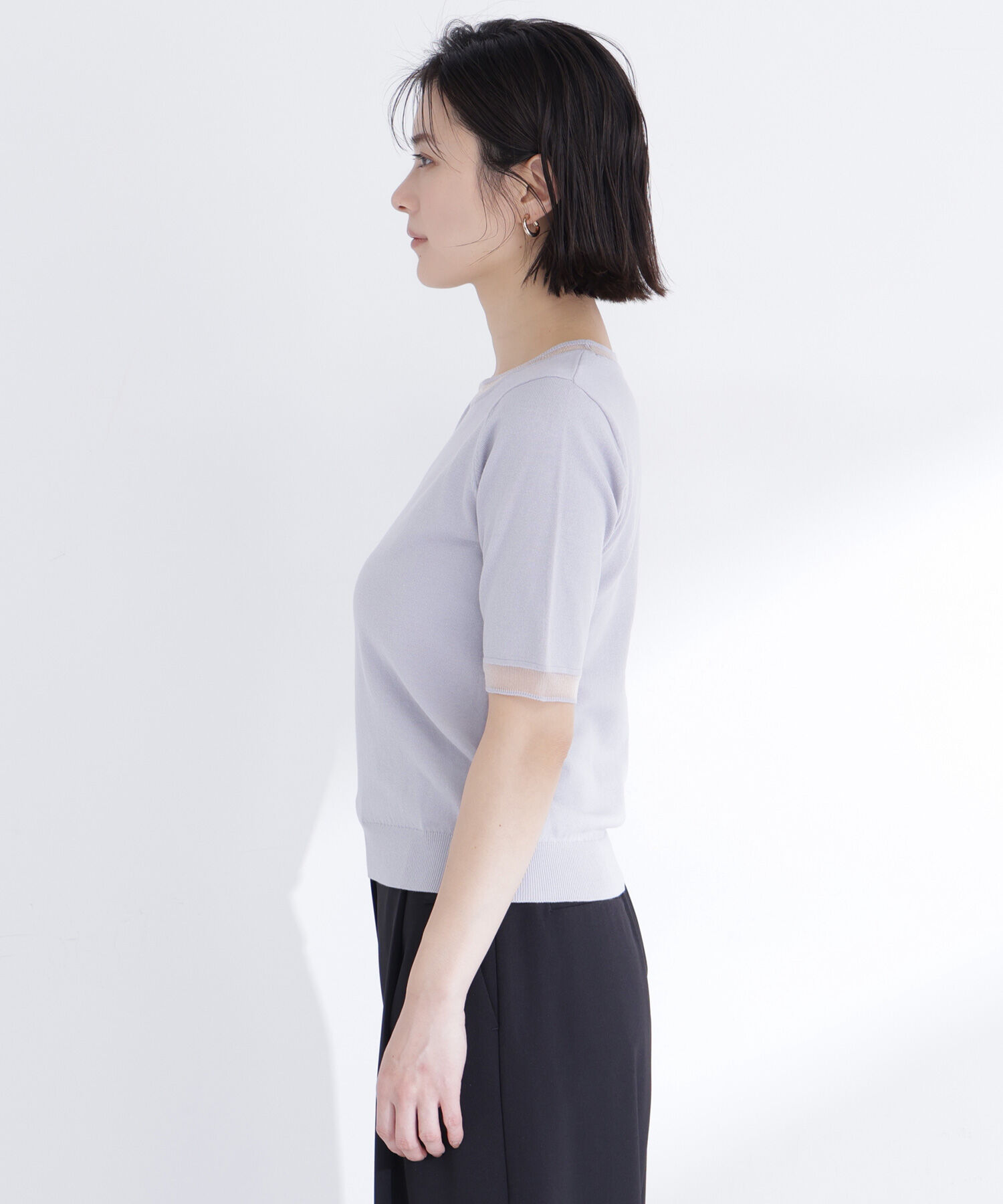  「シアーラインニットアンサンブル」|ニット・セーター|