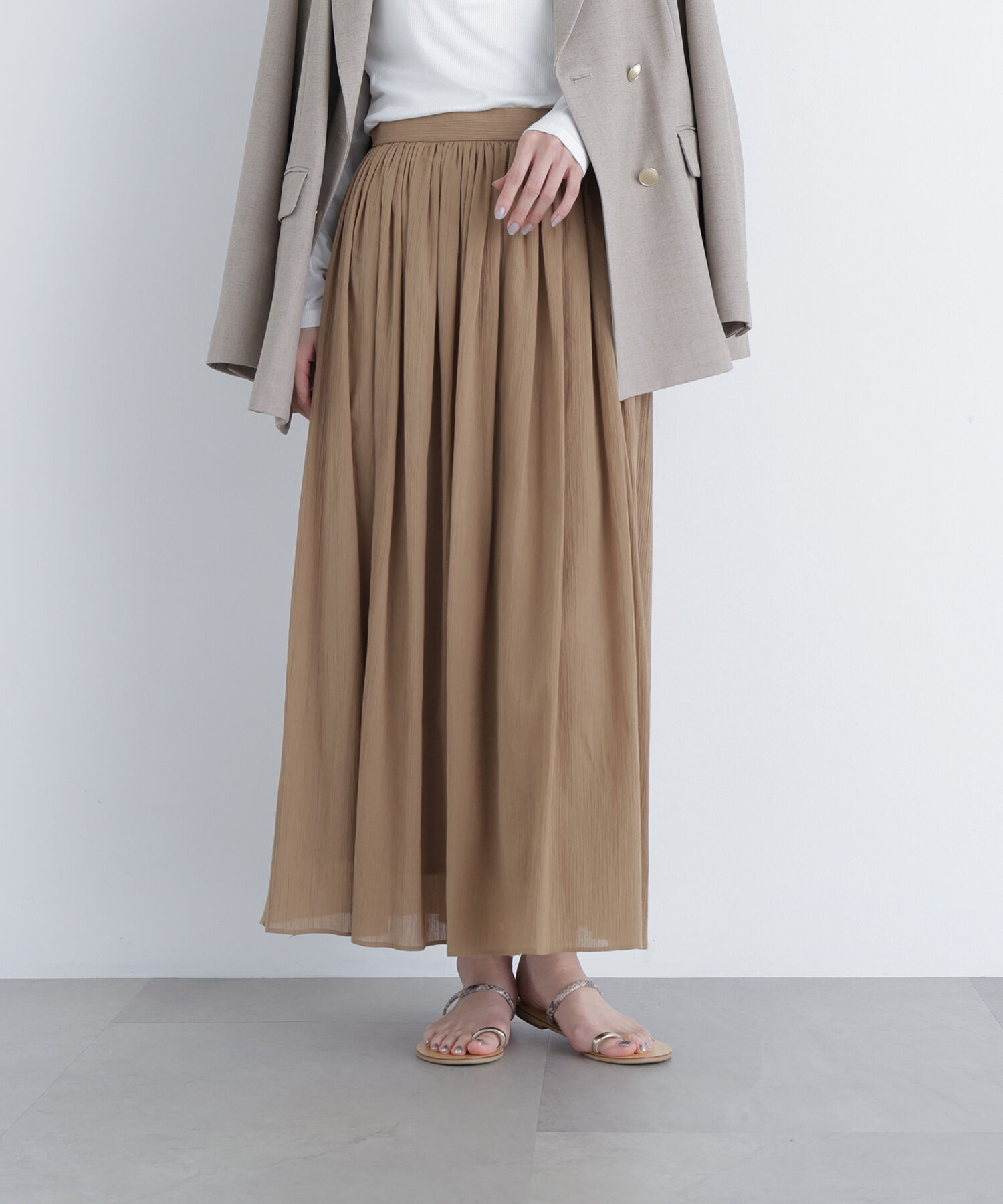  「〈N.〉楊柳フレアスカート」|スカート|