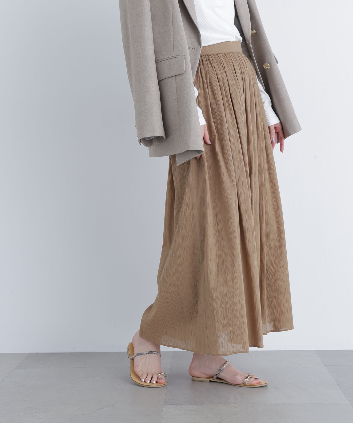  「〈N.〉楊柳フレアスカート」|スカート|