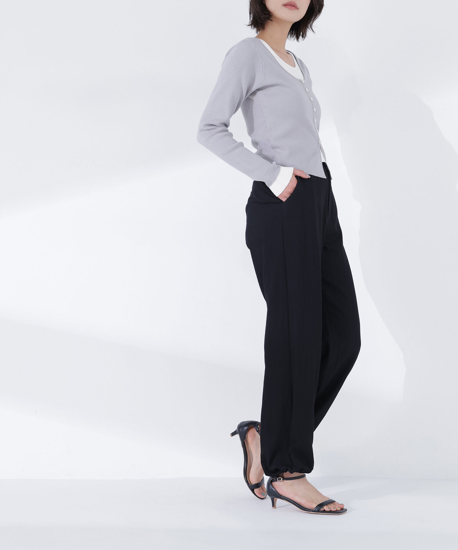  「ドロストリラクシーパンツ」|その他|ブラック