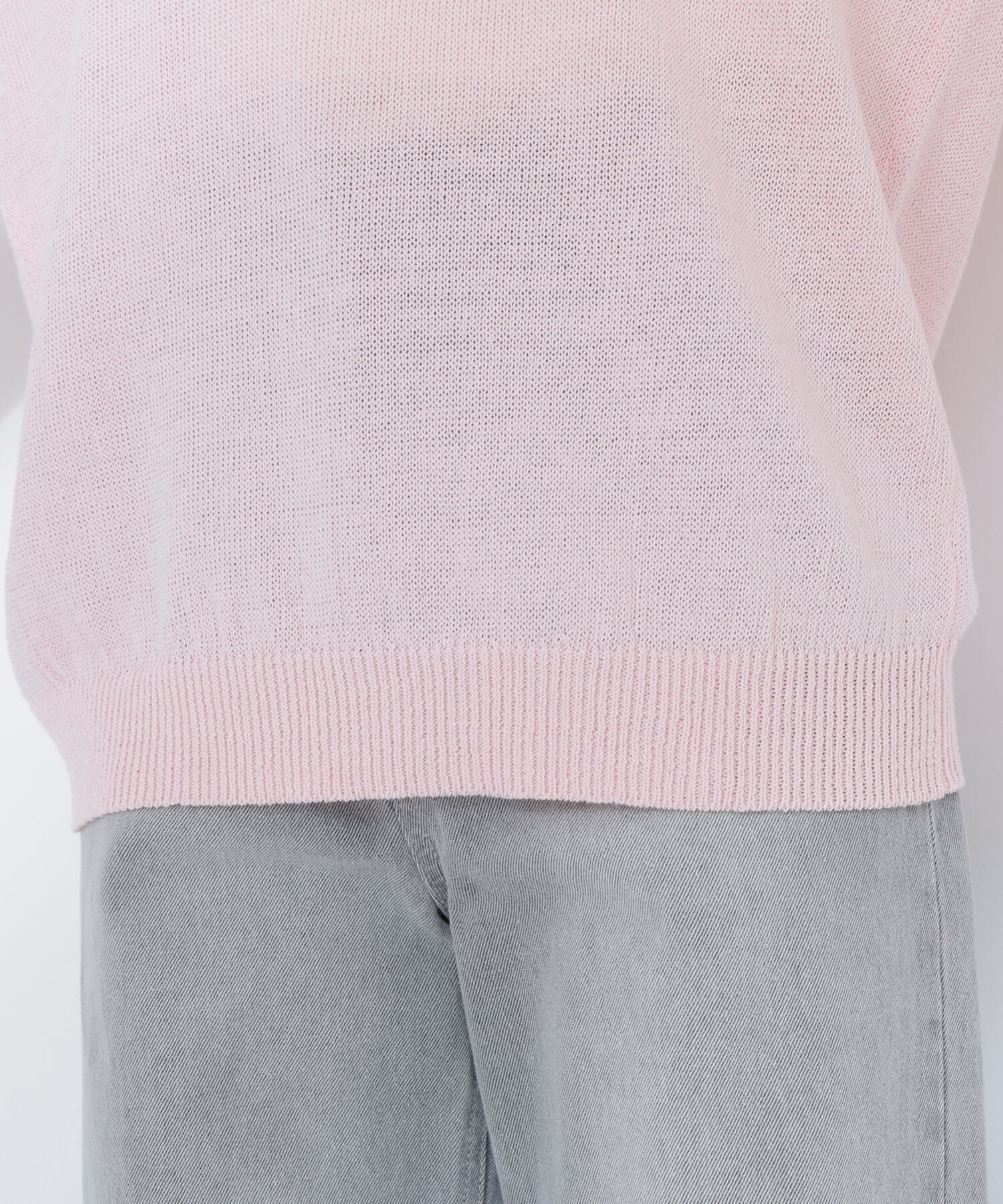  「ドライタッチ2wayネックニット」|ニット・セーター|