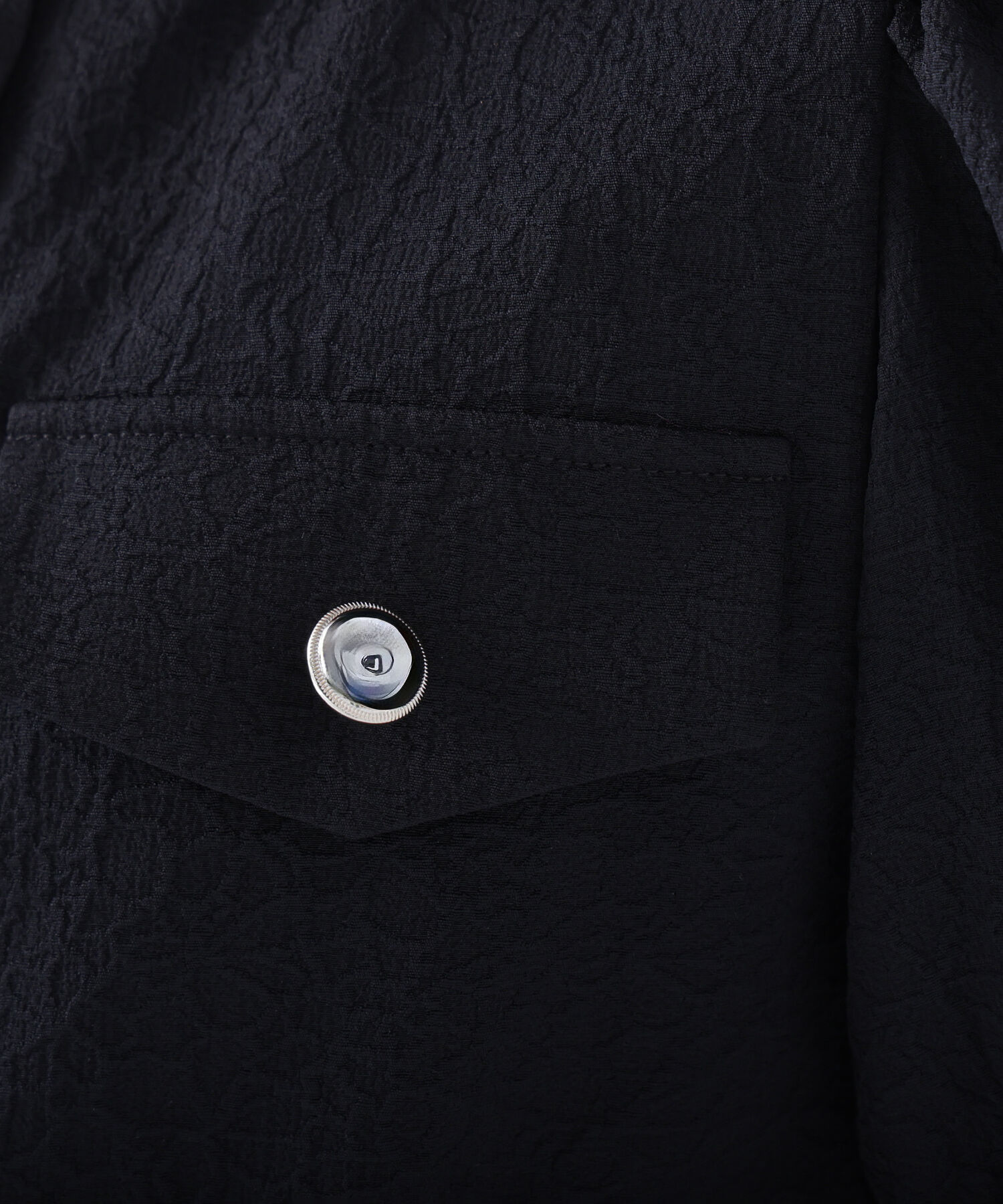  「ゴールドボタンジャガードブラウス」|シャツ・ブラウス|