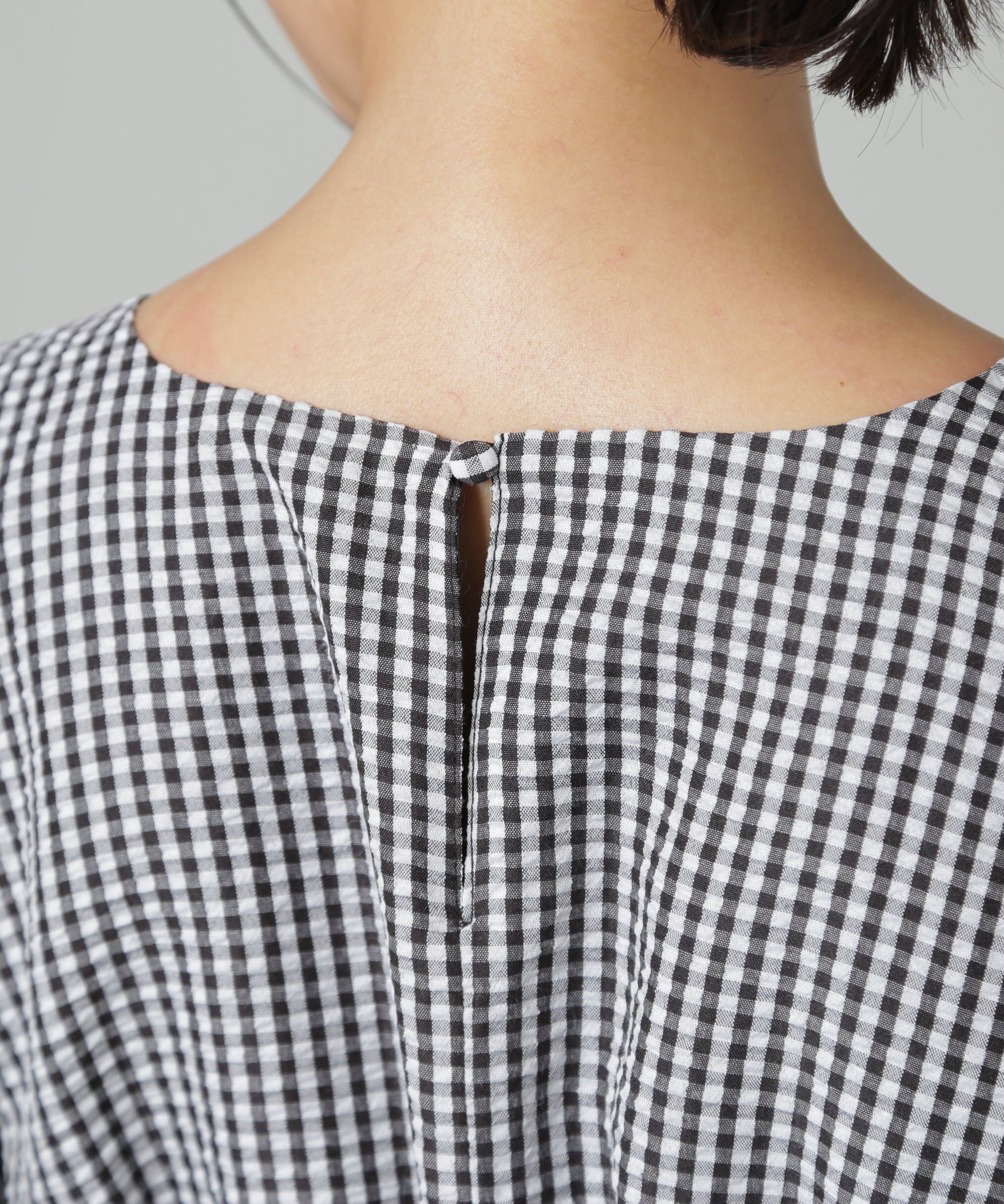  「パフスリーブバックリボンワンピース」|ワンピース|