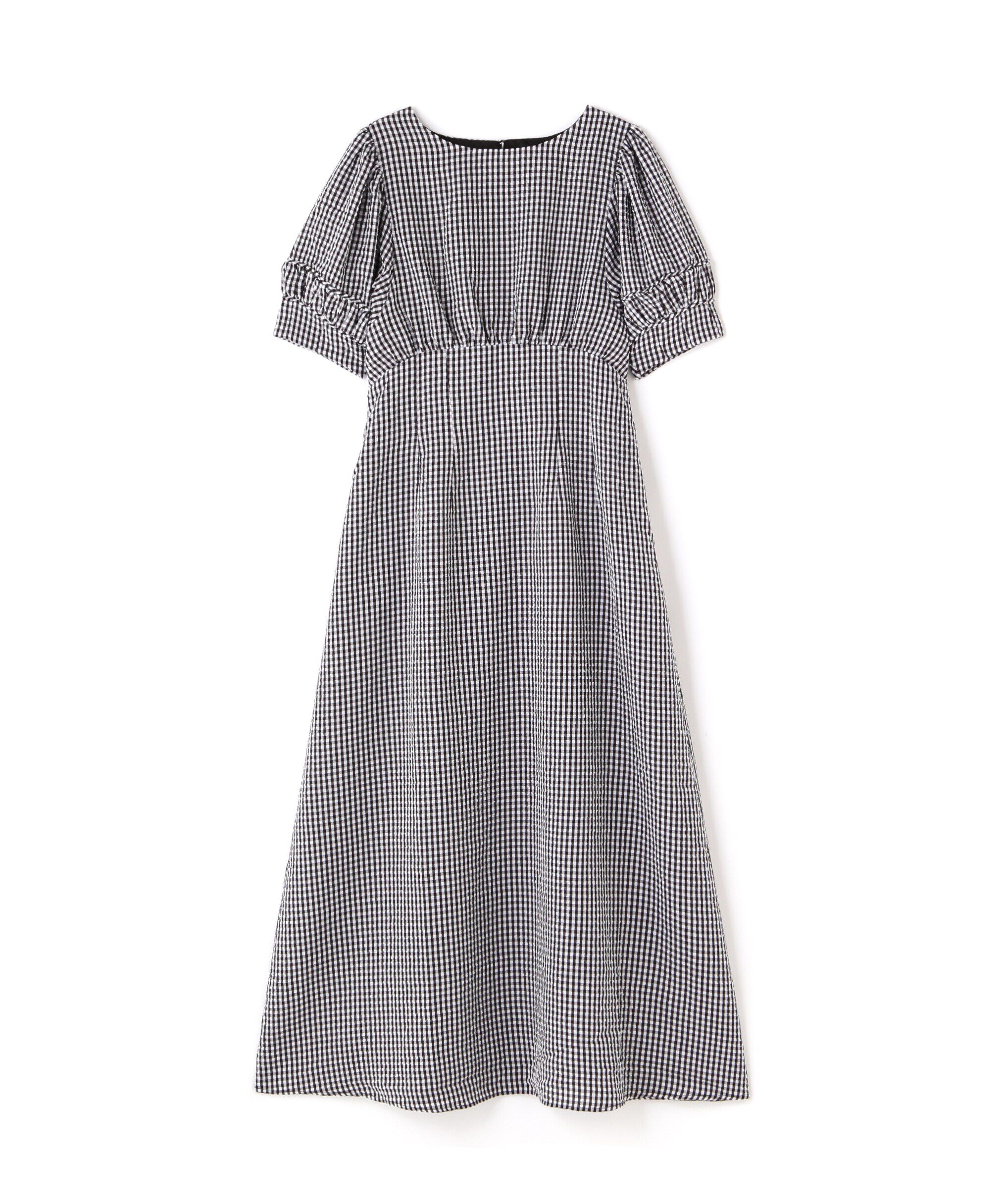  「パフスリーブバックリボンワンピース」|ワンピース|