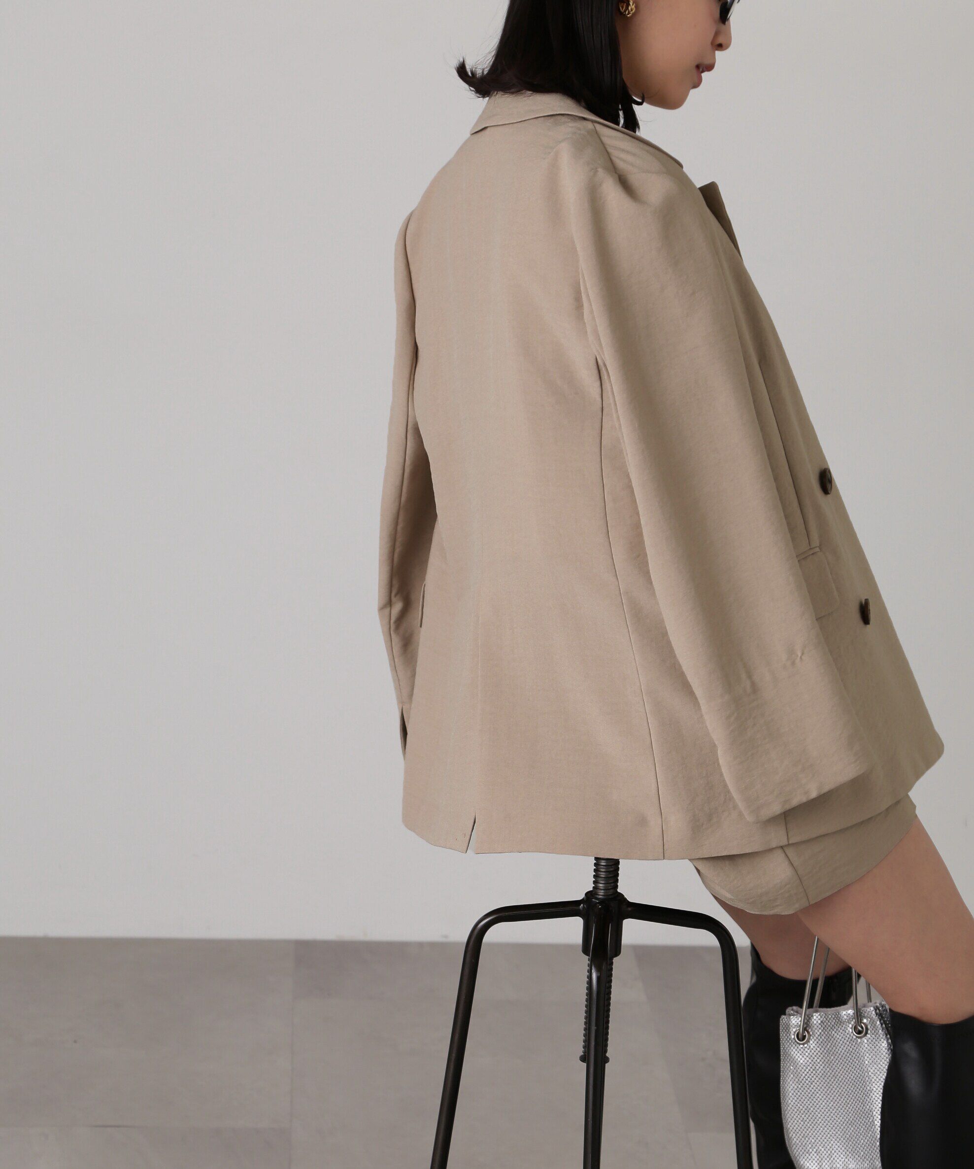  「[低身長サイズ/Sシリーズ]気流染めダブルジャケット」|その他|