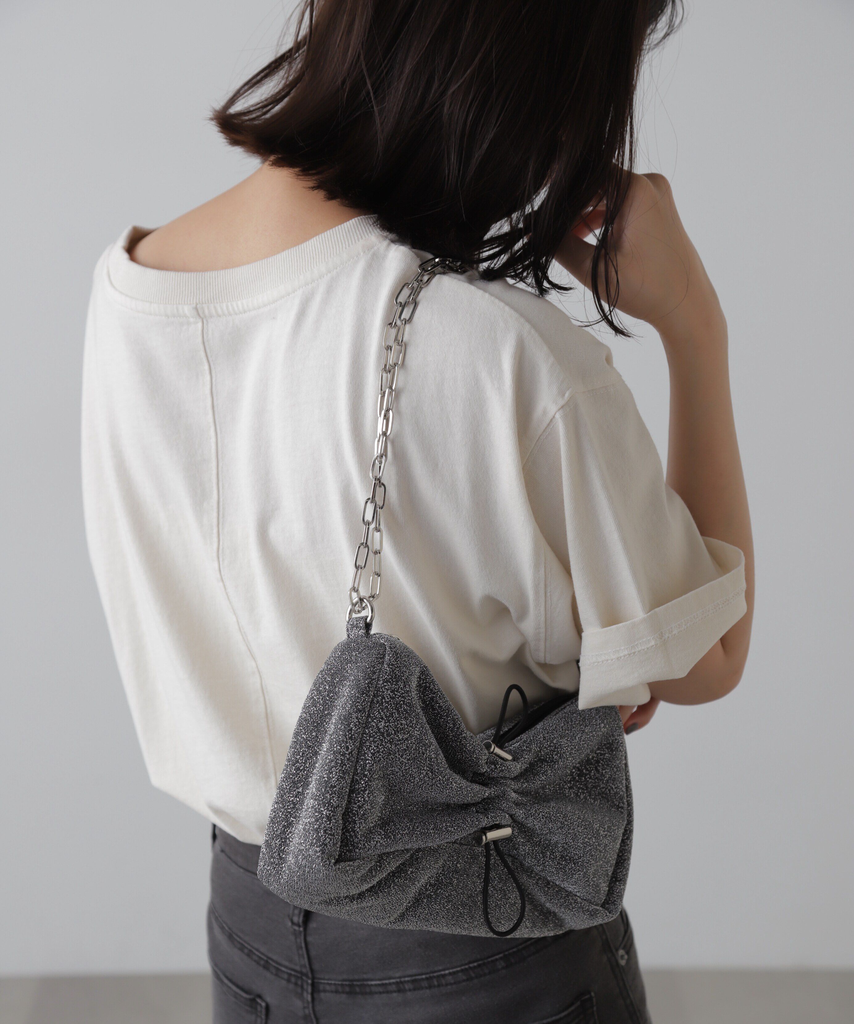  「センタータックバッグ」|その他|シルバー