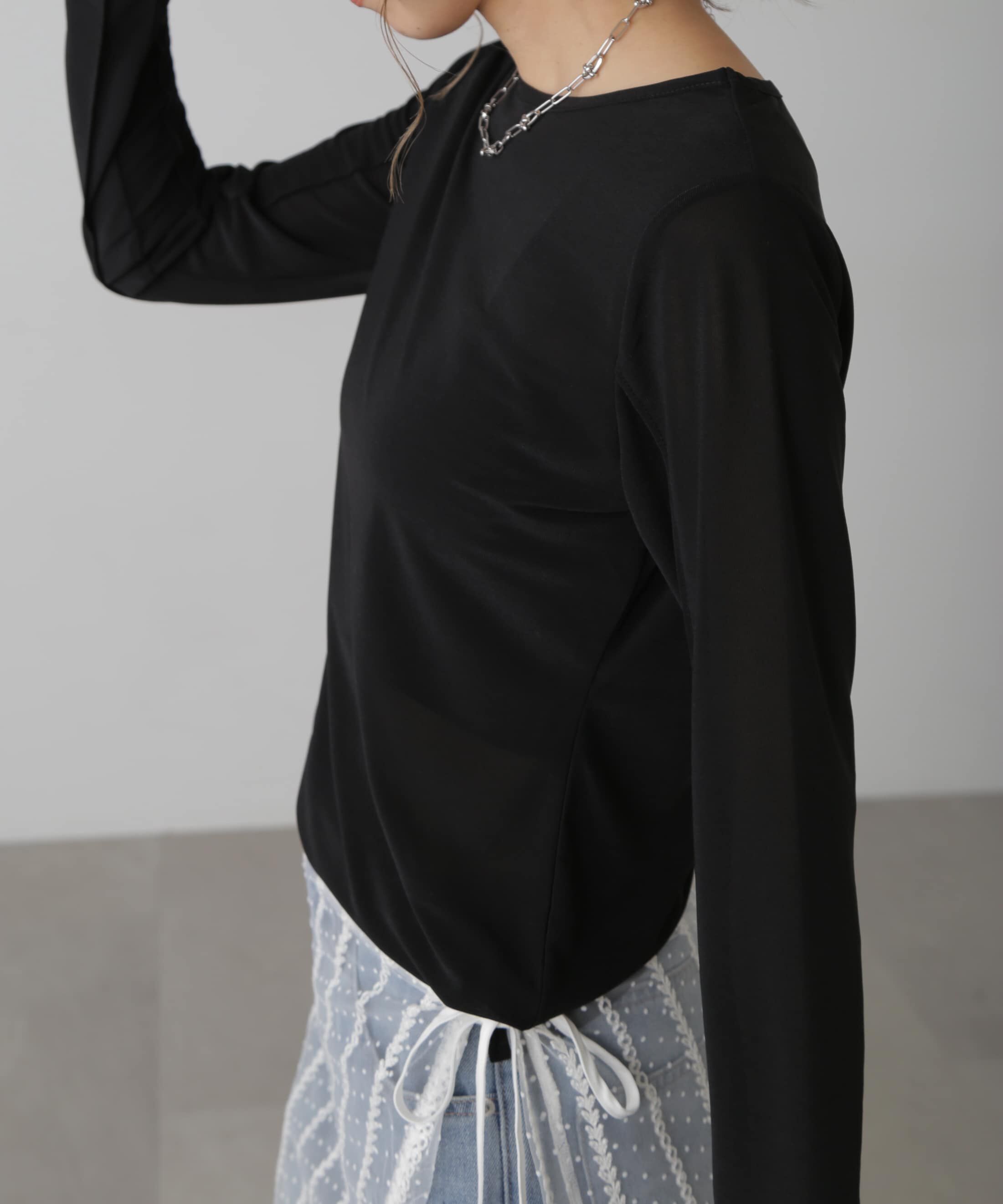  「シアークルーネックカットソー」|Tシャツ・カットソー|