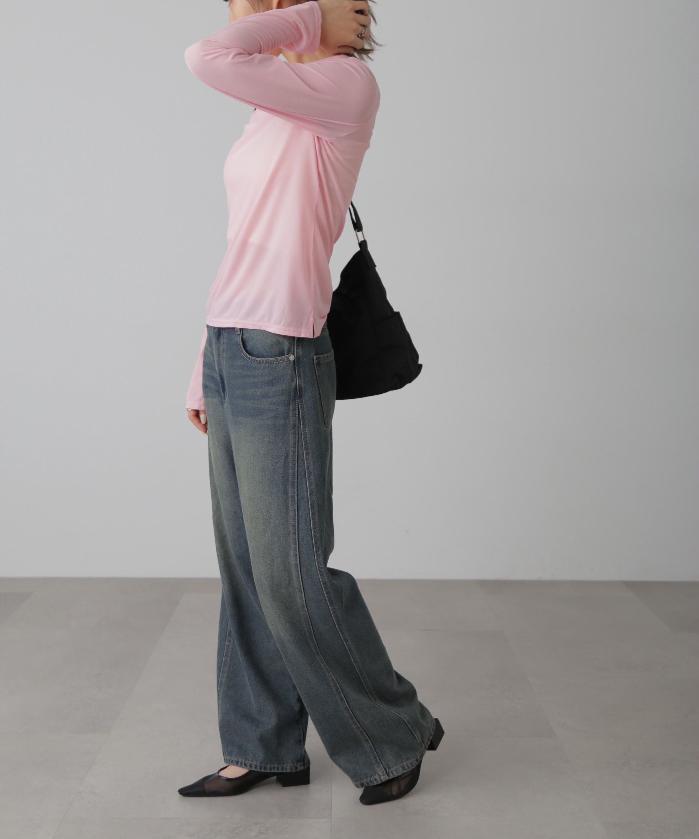  「シアークルーネックカットソー」|Tシャツ・カットソー|