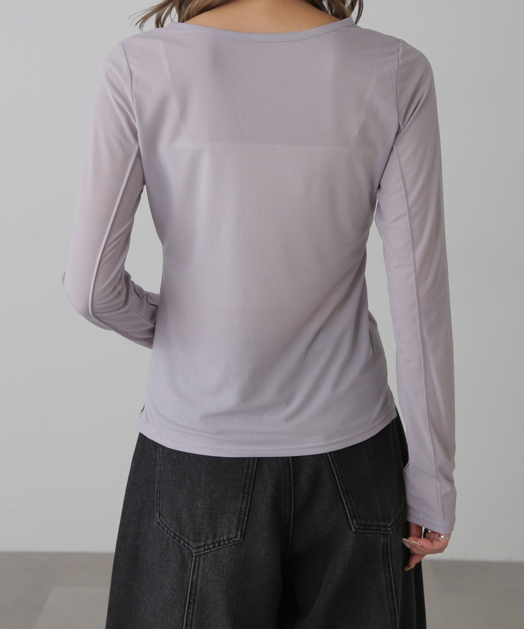  「シアークルーネックカットソー」|Tシャツ・カットソー|