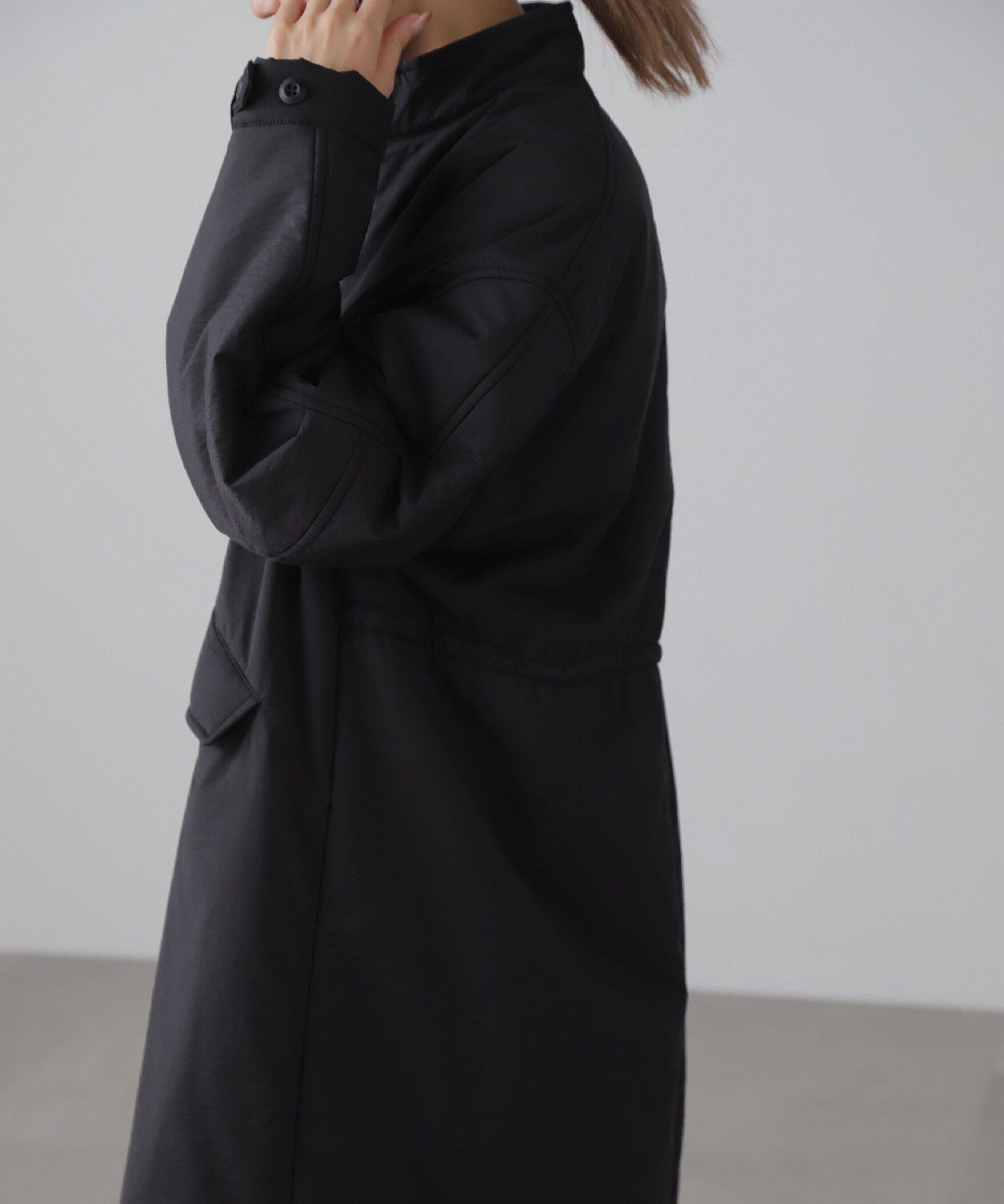  「中綿ロングミリタリーコート」|その他|