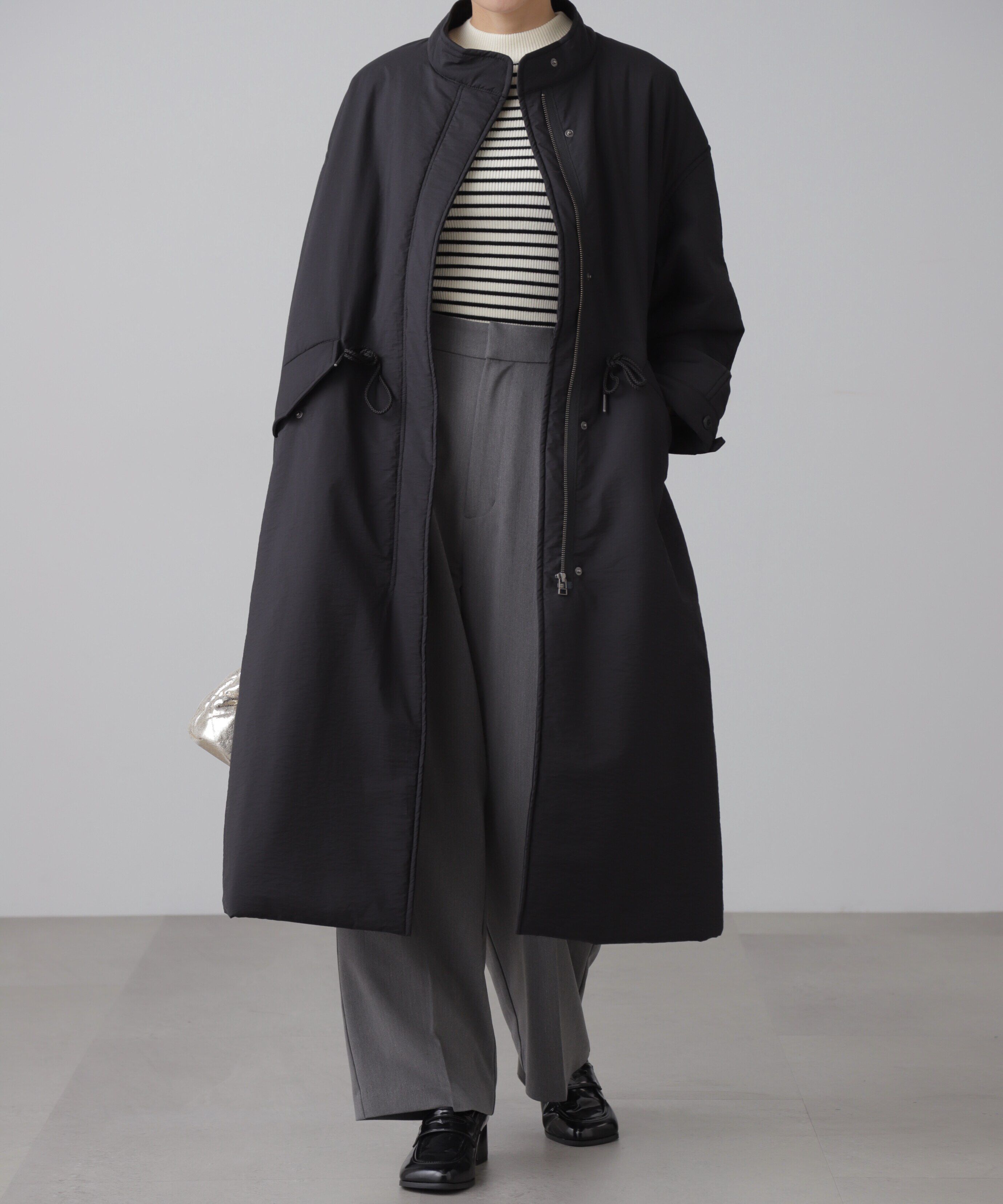  「中綿ロングミリタリーコート」|その他|