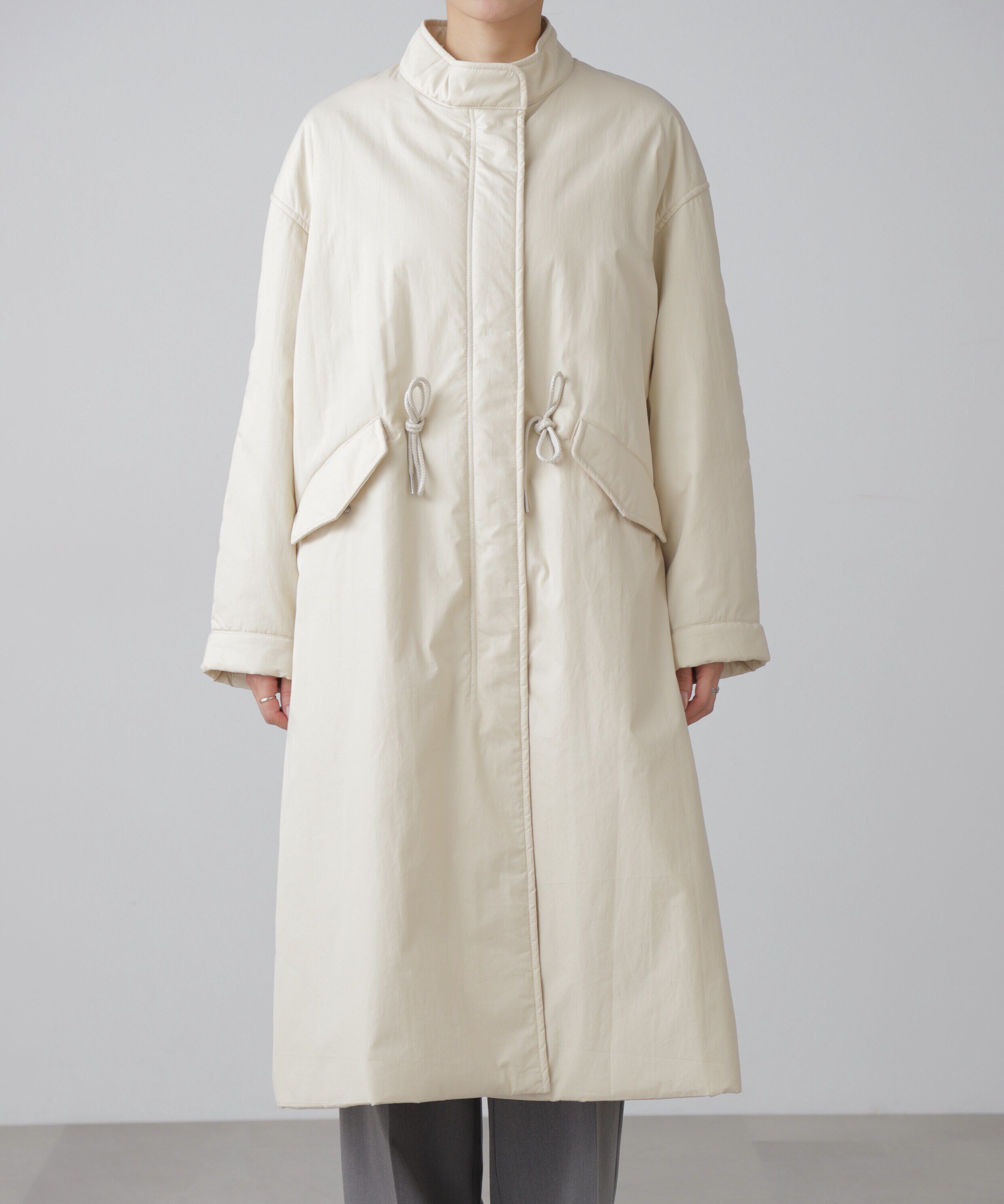  「中綿ロングミリタリーコート」|その他|