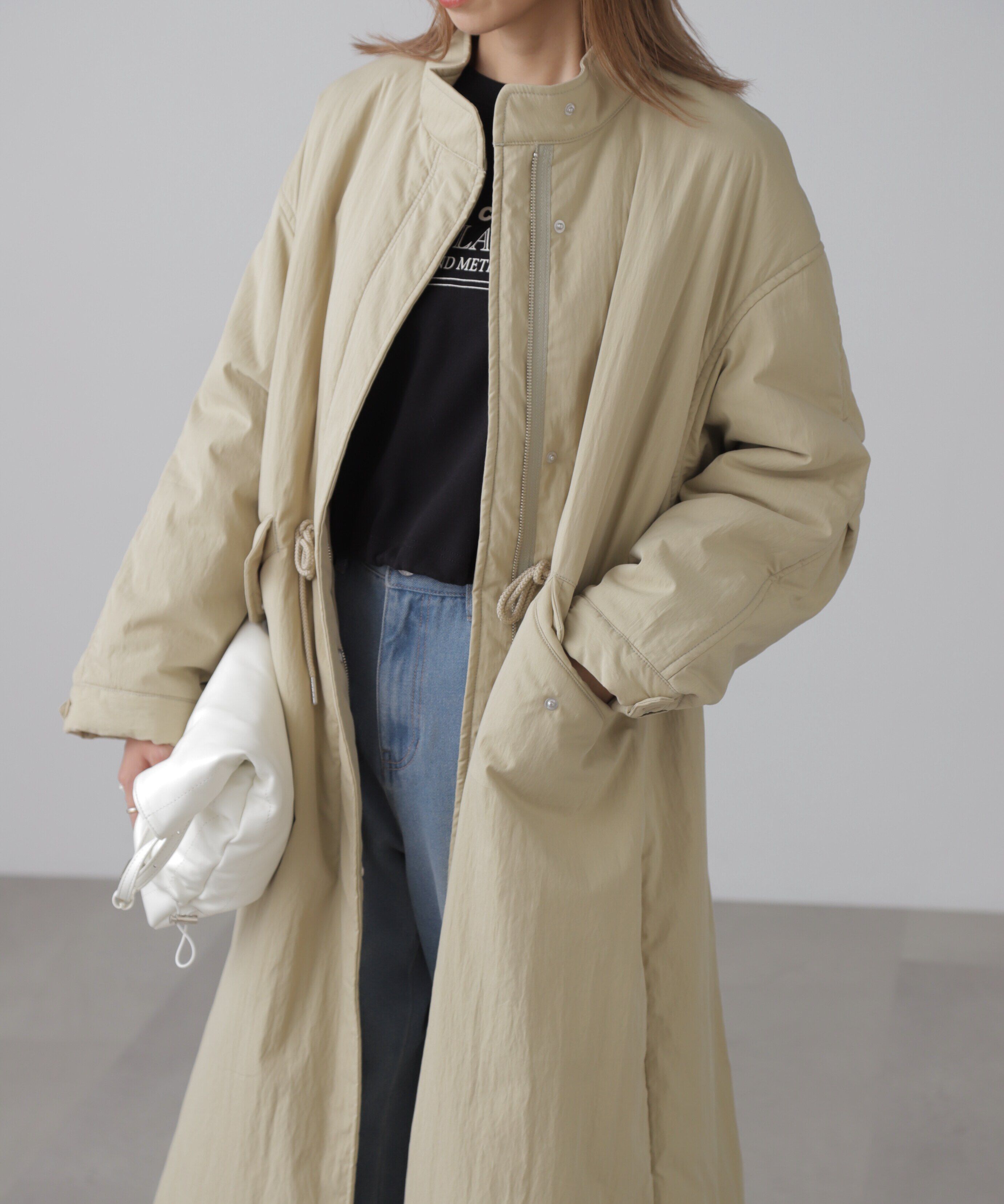  「中綿ロングミリタリーコート」|その他|