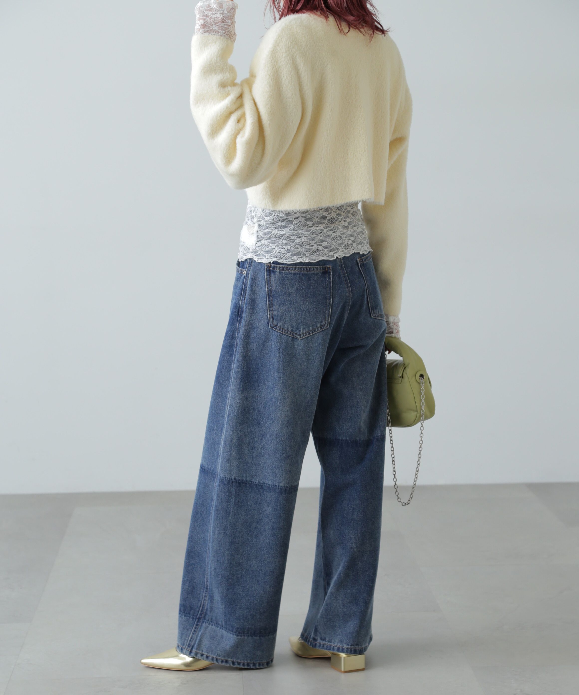  「リメイク風ワイドデニム」|その他|