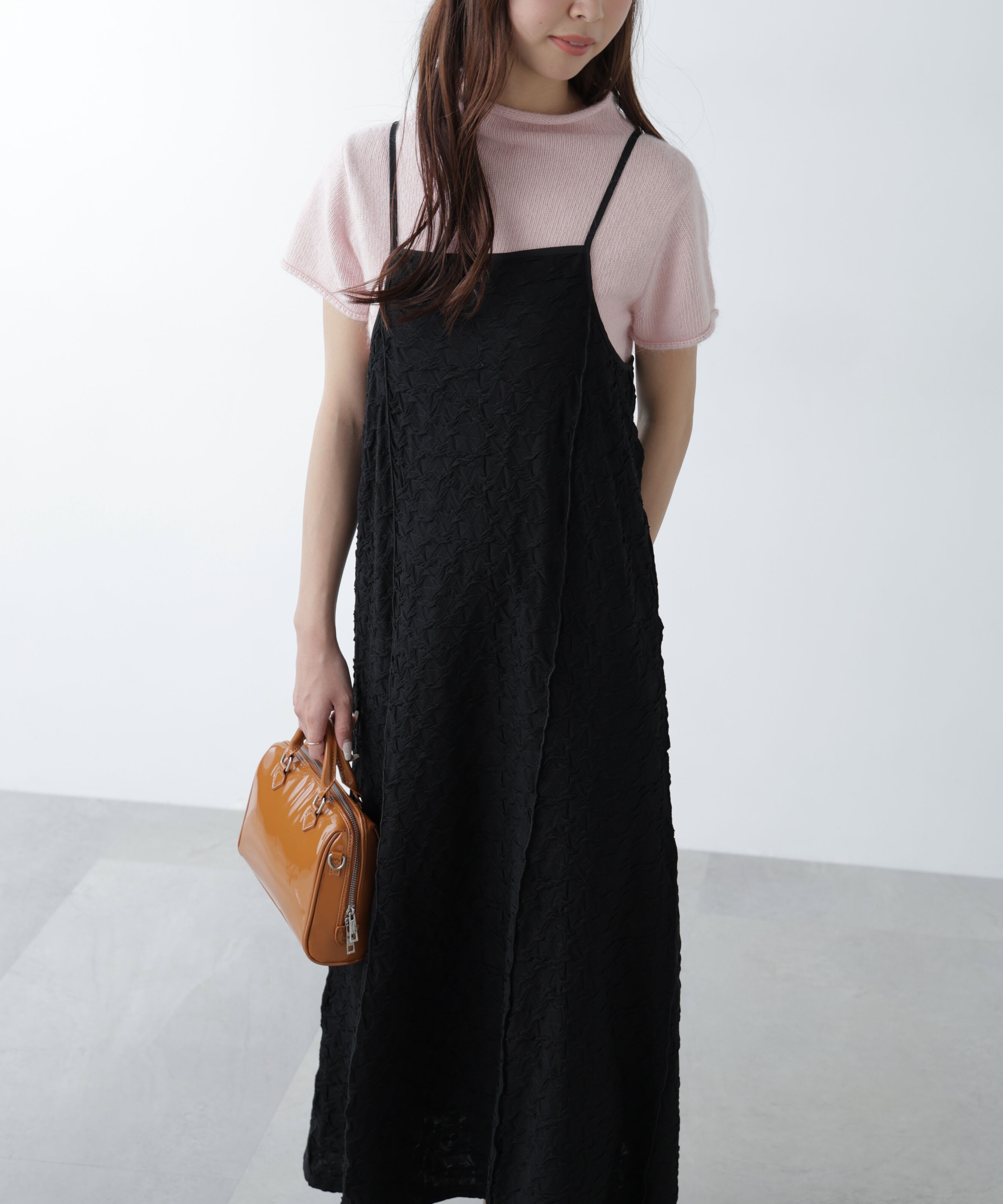  「パネルフレアキャミワンピース」|ワンピース|