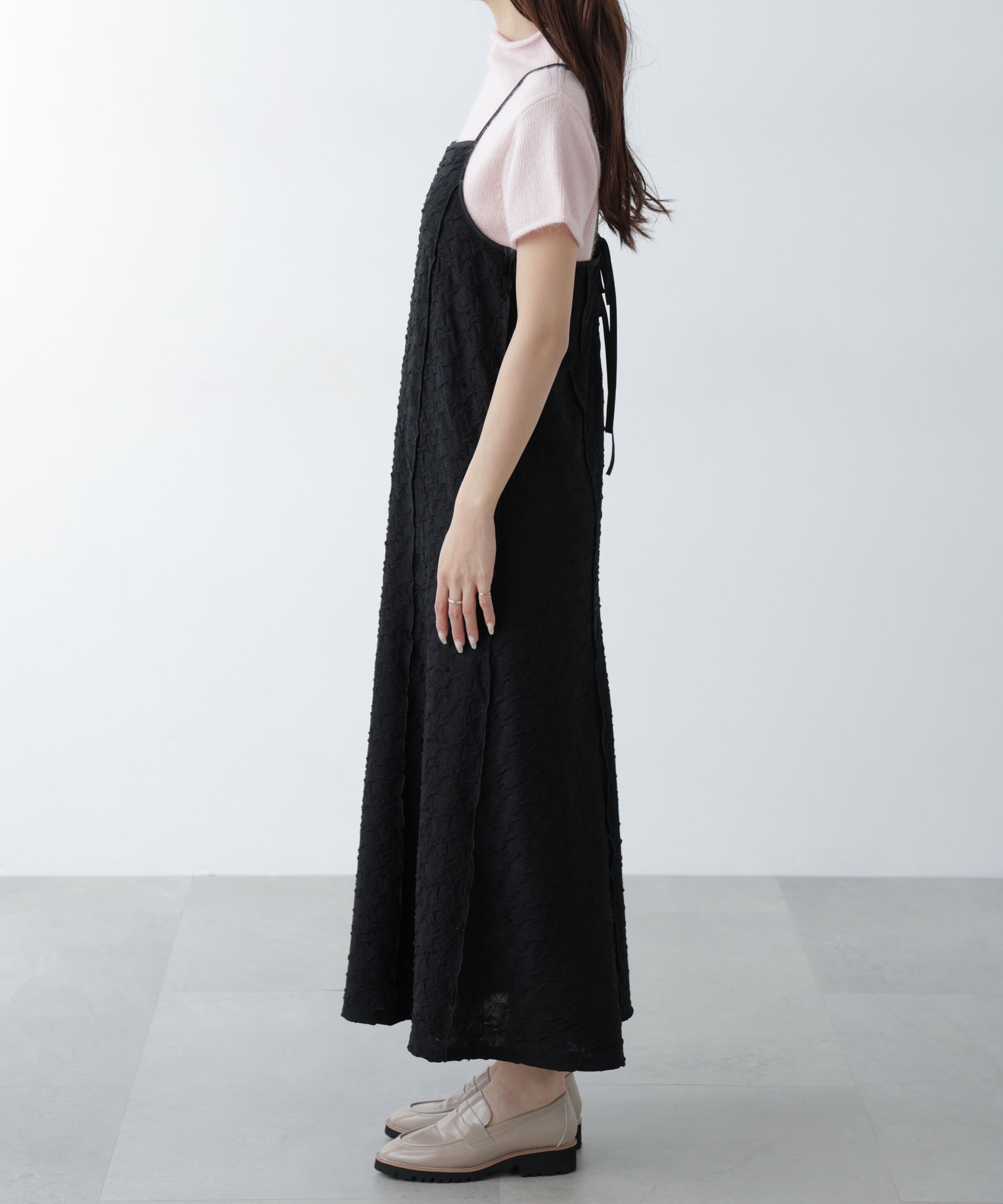  「パネルフレアキャミワンピース」|ワンピース|