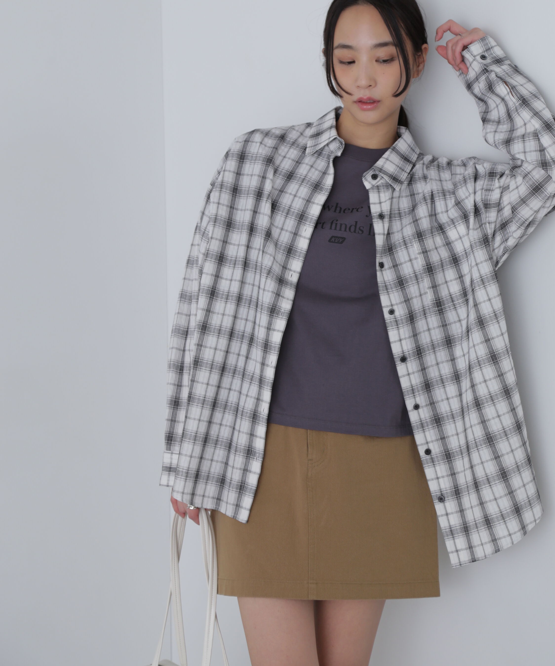  「チェックシャツ」|シャツ・ブラウス|ホワイトベー 1