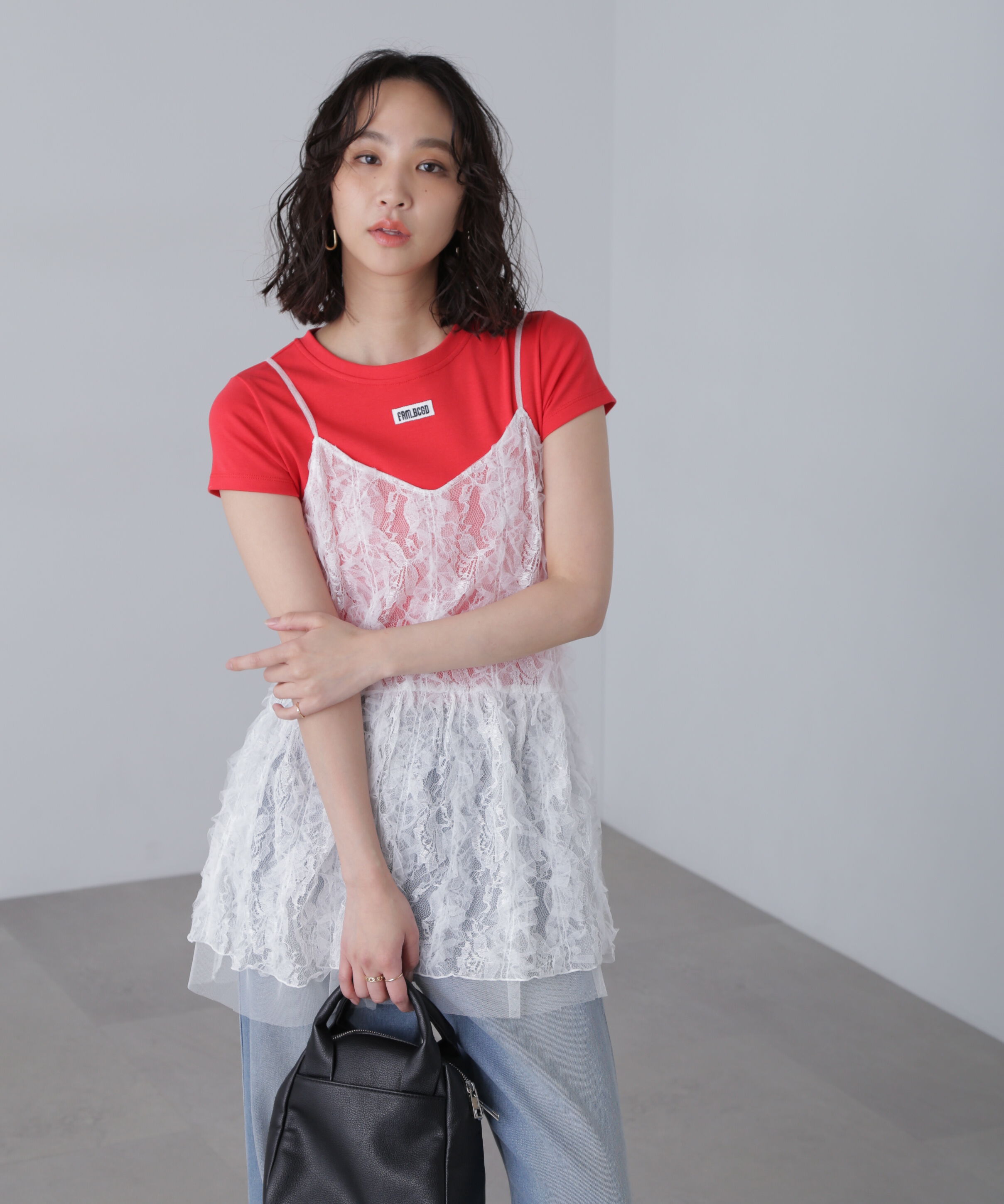  「ローティアードレースチュニック」|シャツ・ブラウス|