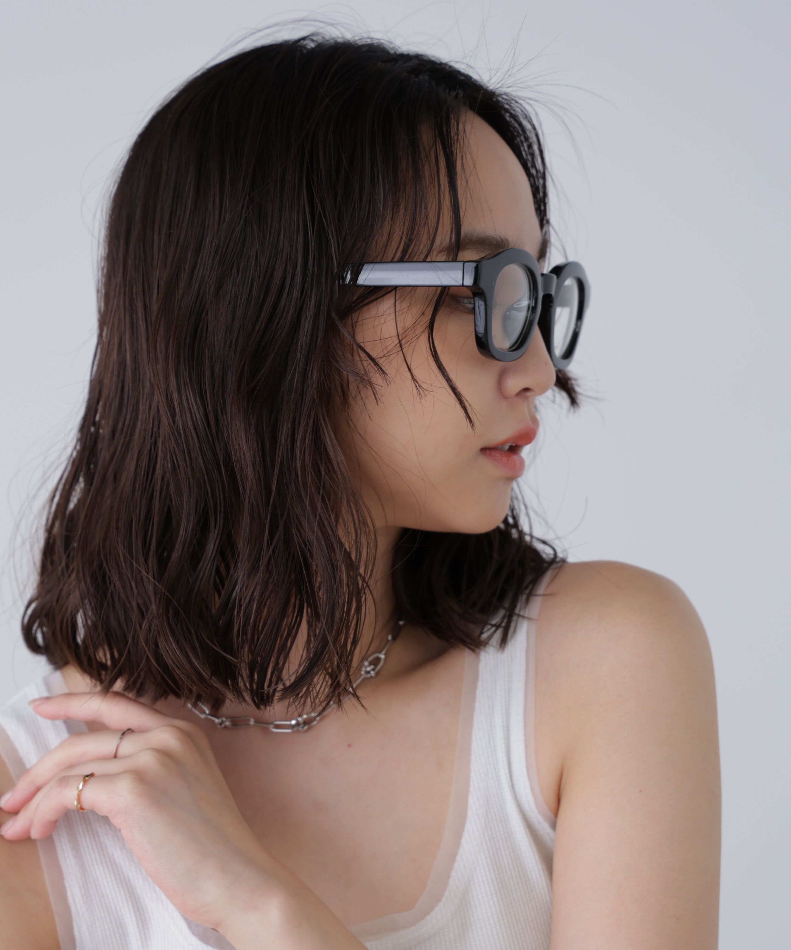  「ファットリムサングラス」|ハンカチ|