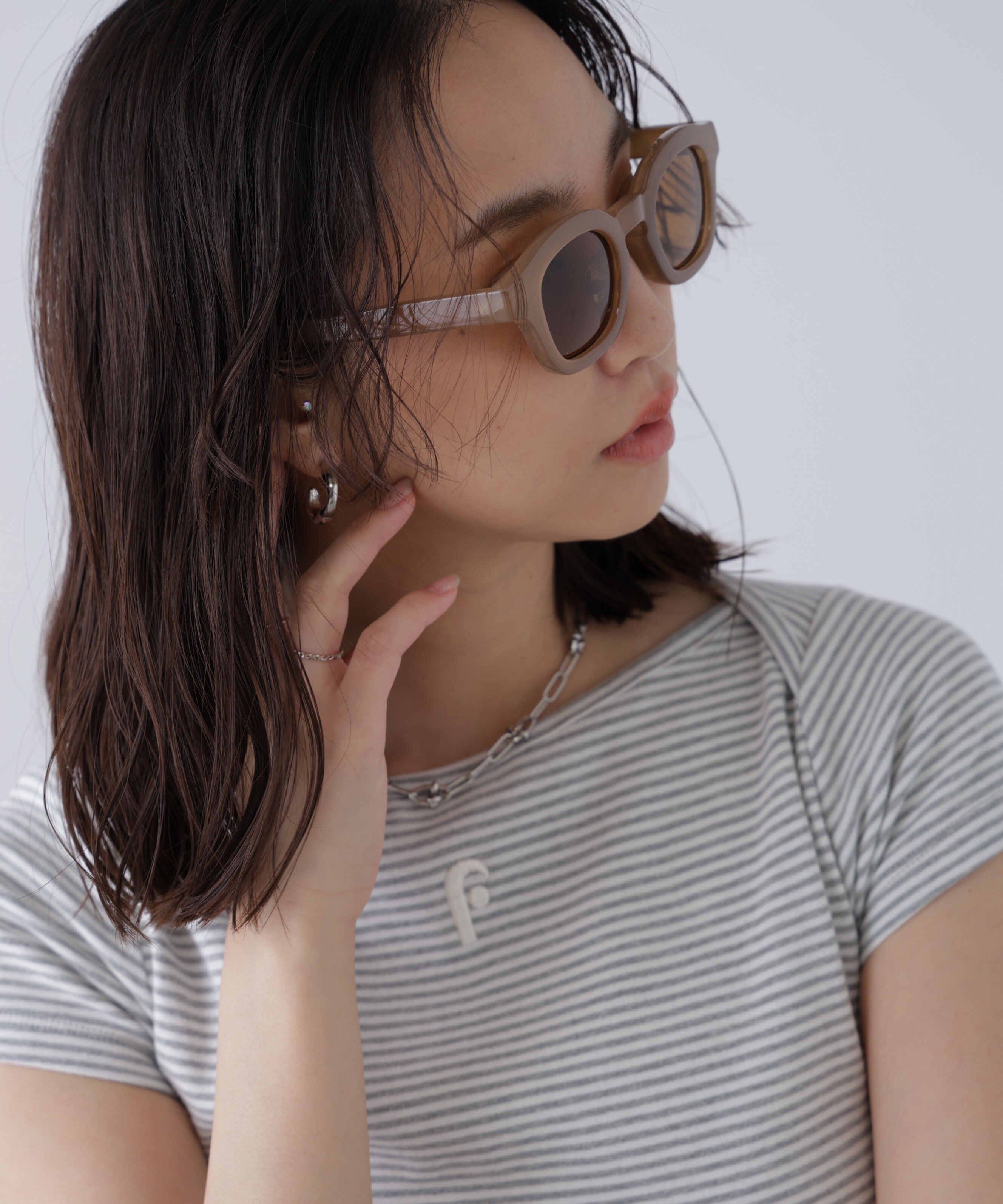  「ファットリムサングラス」|ハンカチ|