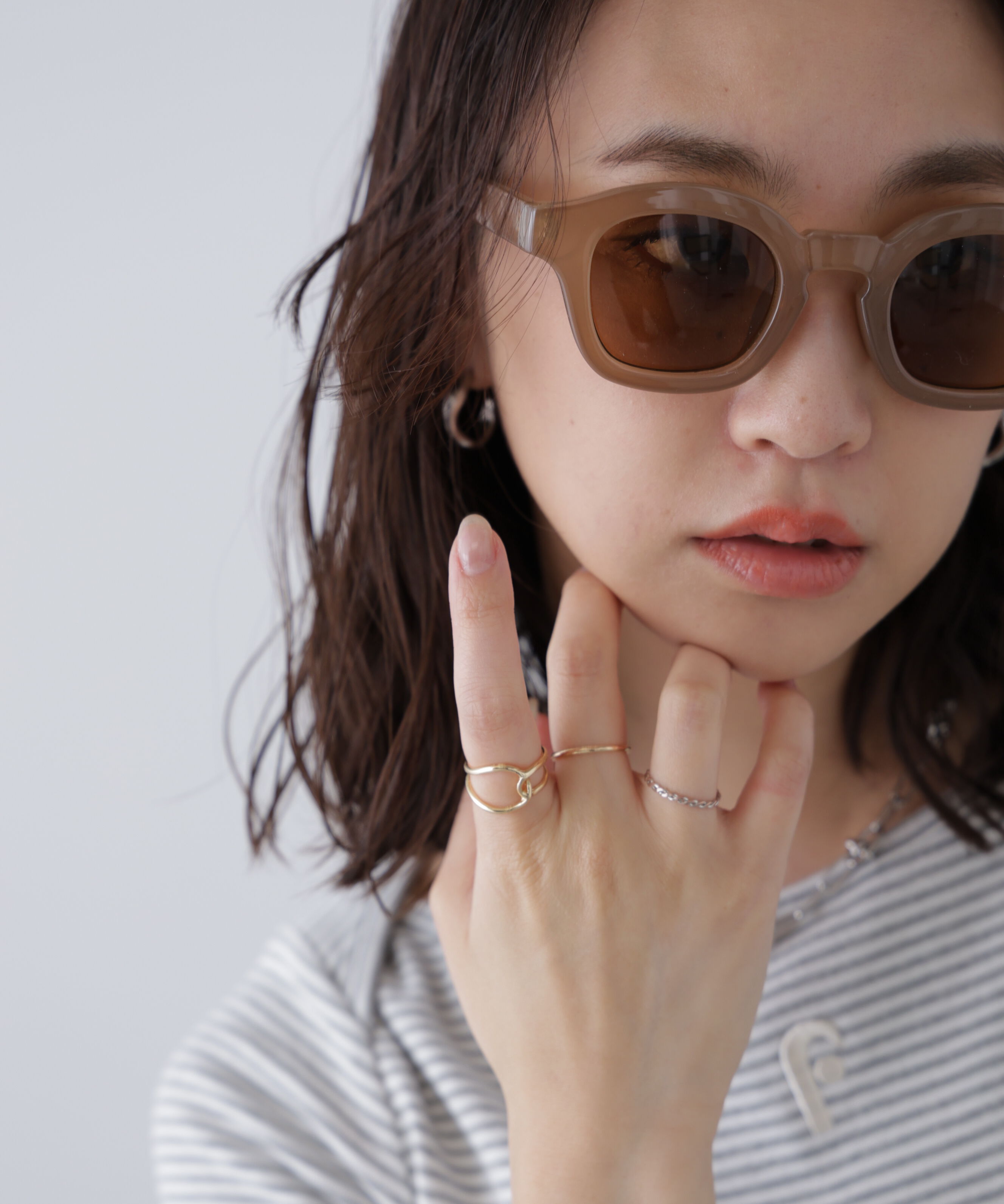  「ファットリムサングラス」|ハンカチ|