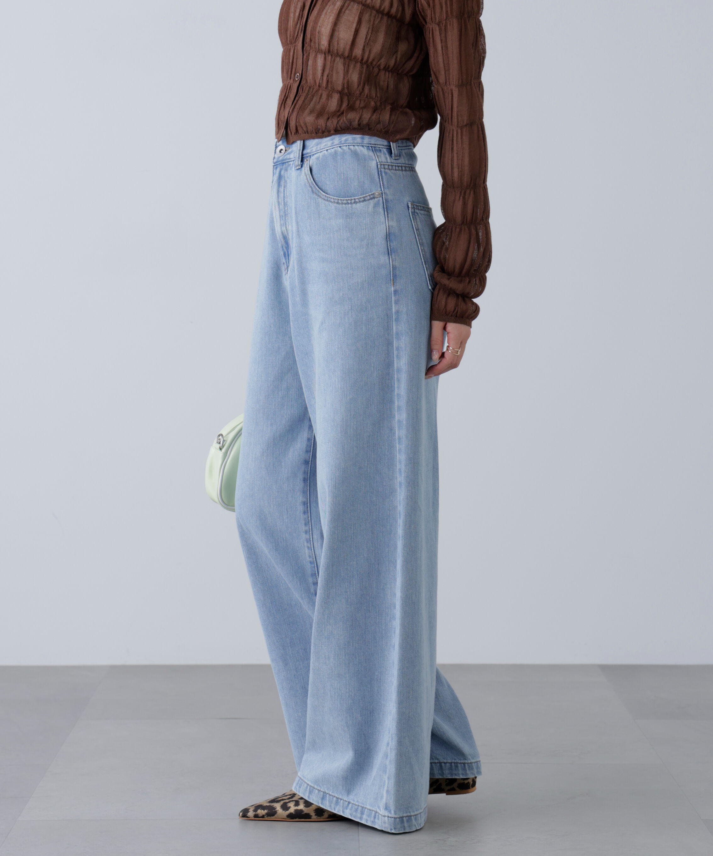  「甘織ワイドデニムパンツ」|その他|