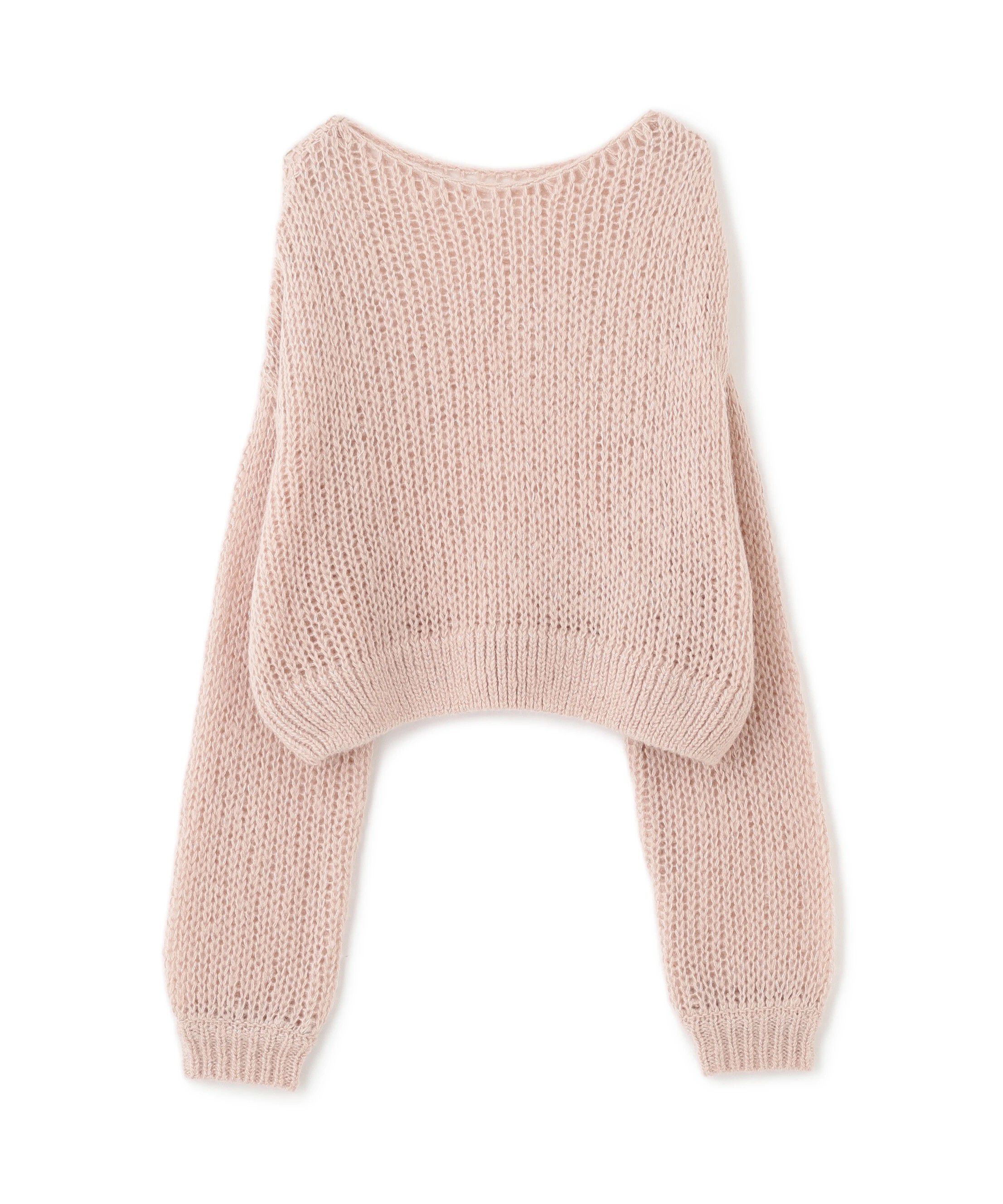  「シアーモヘヤラメニット」|ニット・セーター|