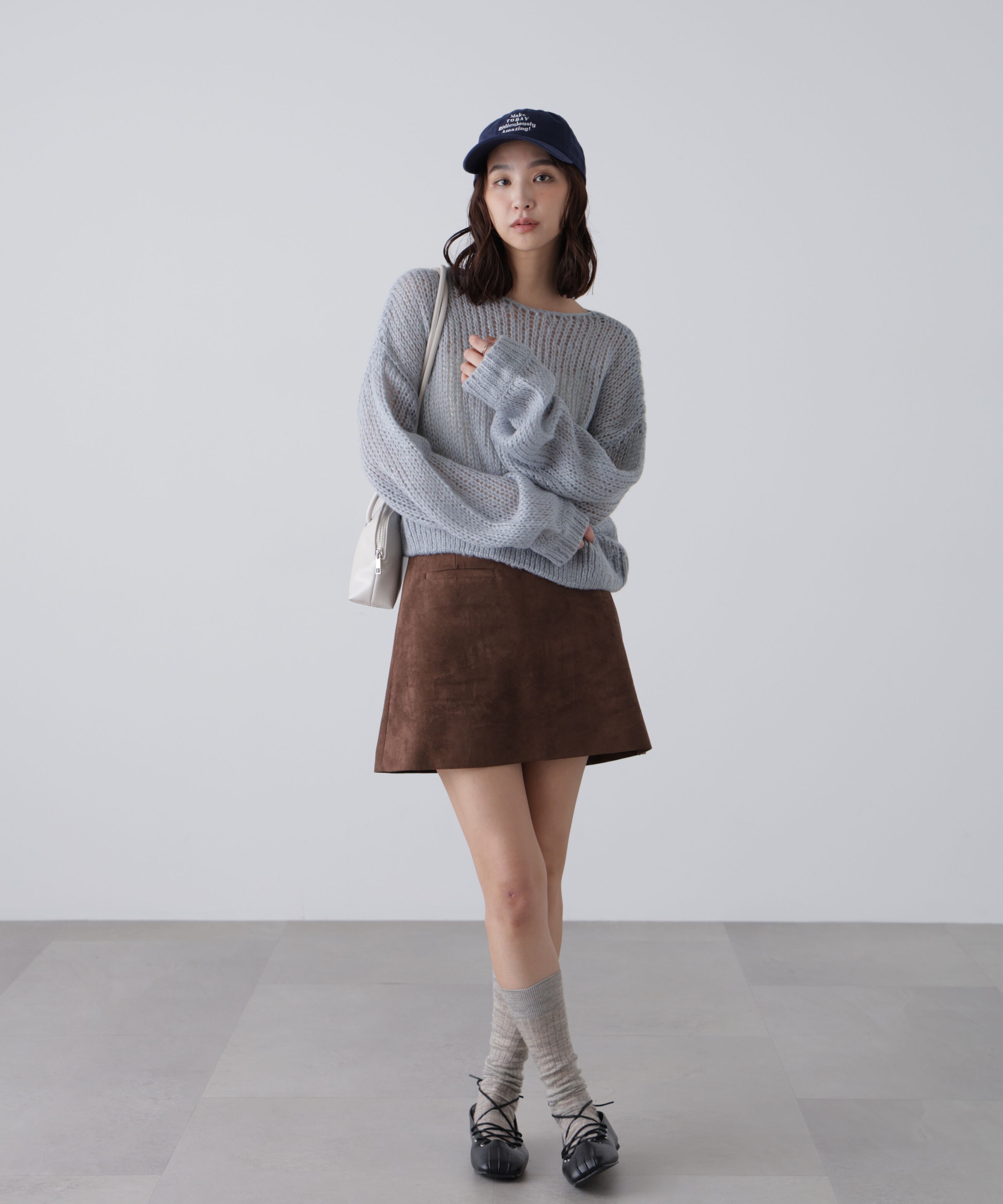  「シアーモヘヤラメニット」|ニット・セーター|