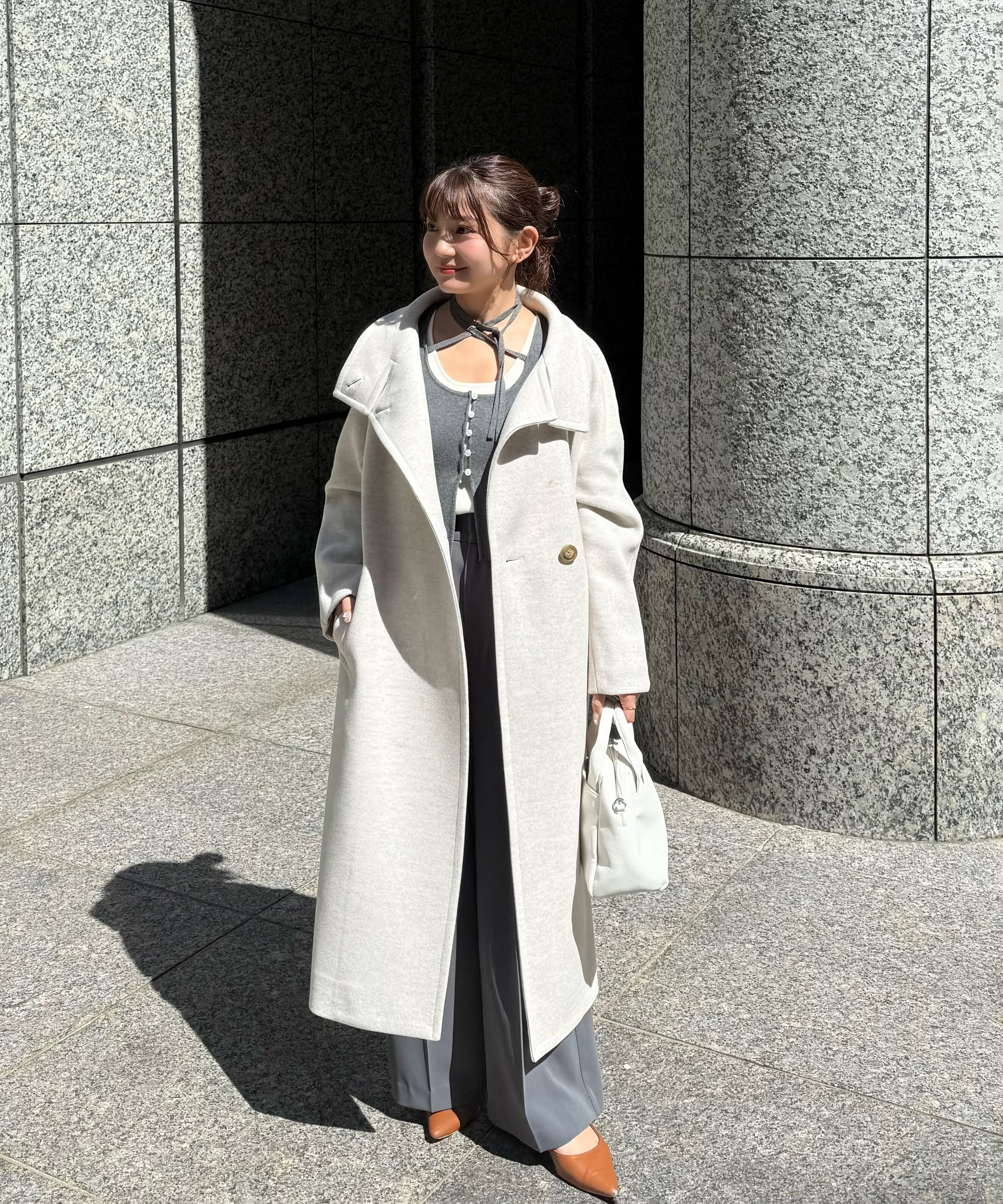  「[累計販売5000枚！選べる4色]スタンドカラーメルトンロングコート」|その他|