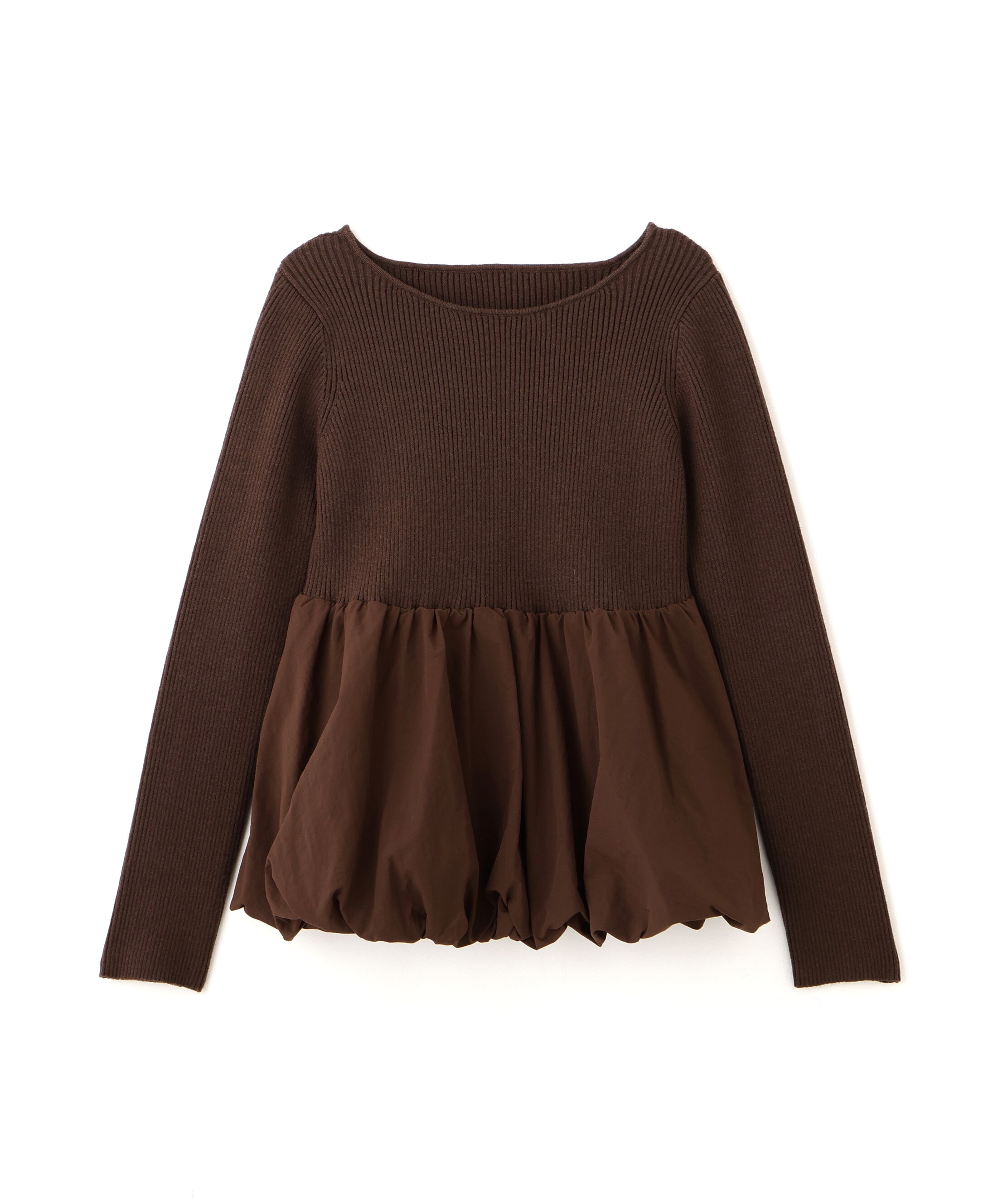  「ペプラムバルーンニット」|ニット・セーター|