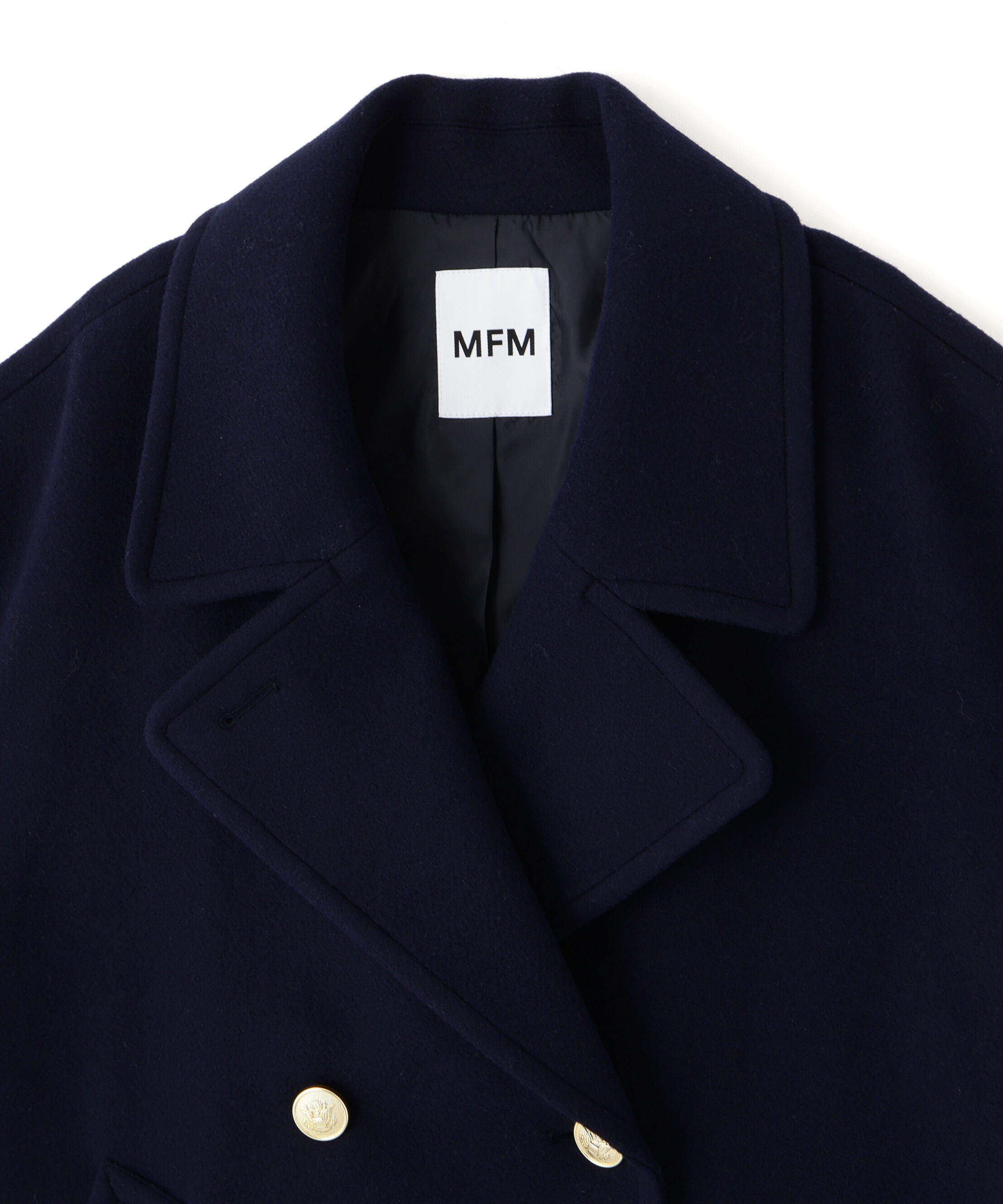  「ミドル丈オーバーピーコート〈ＭＦＭ〉」|ブルゾン・スタジャン|