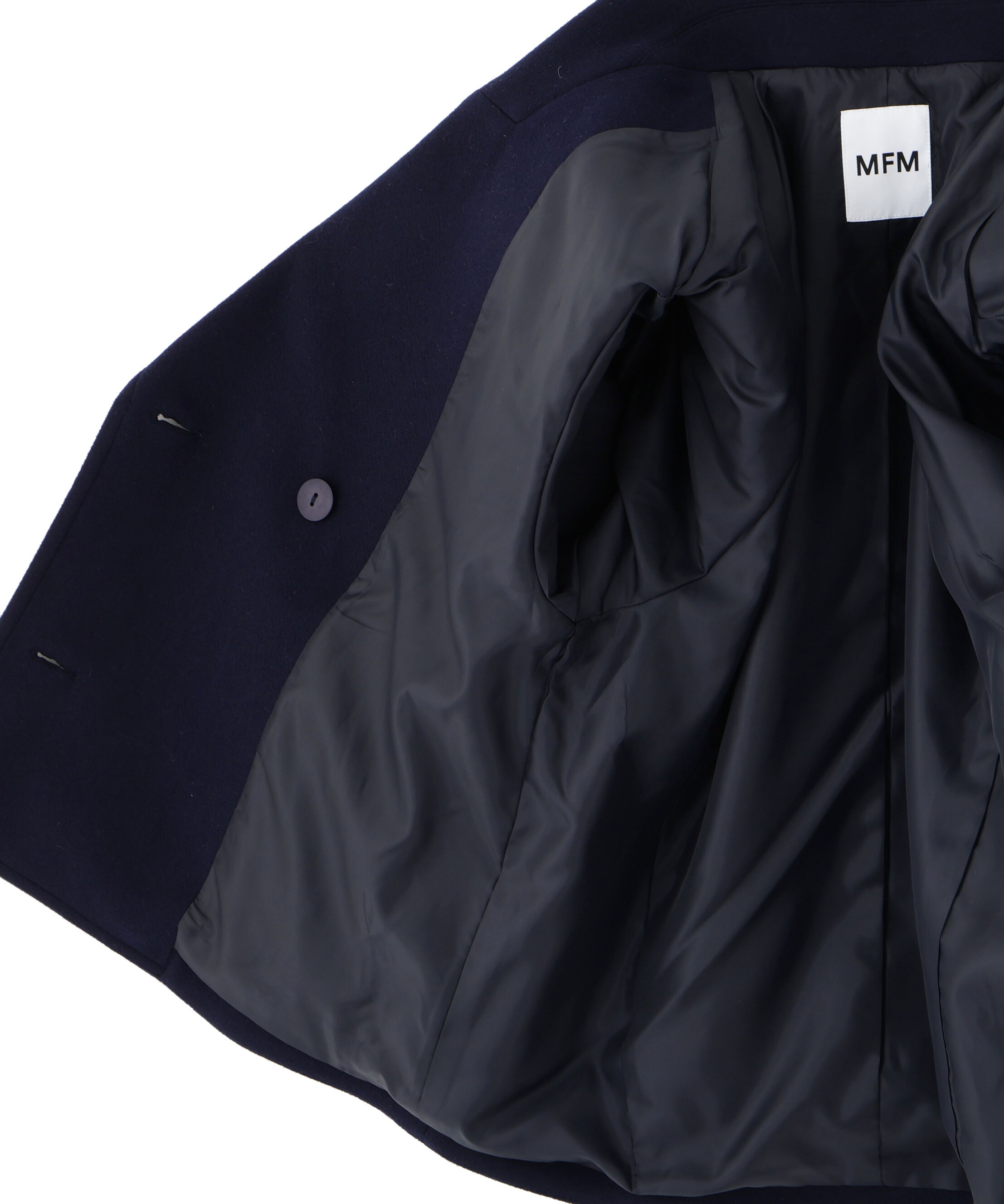  「ミドル丈オーバーピーコート〈ＭＦＭ〉」|ブルゾン・スタジャン|
