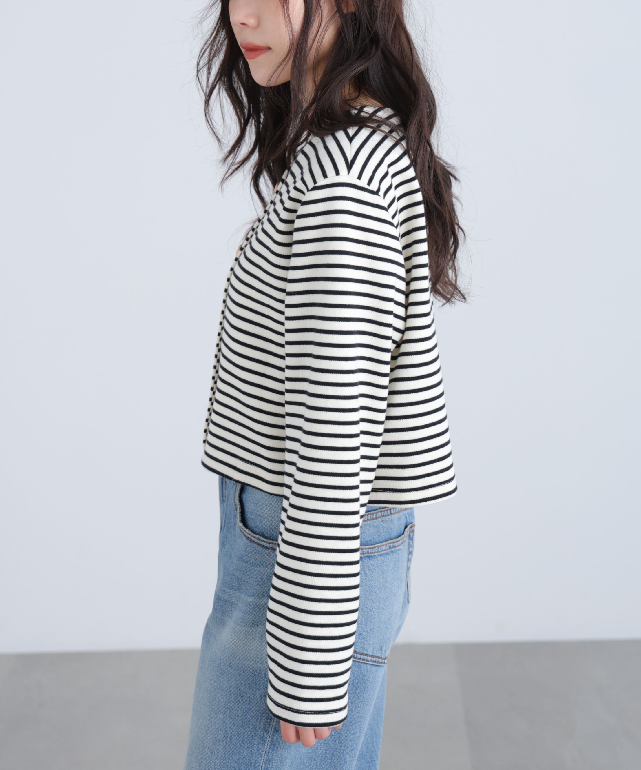  「金ボタンノーカラージャケット」|ブルゾン・スタジャン|