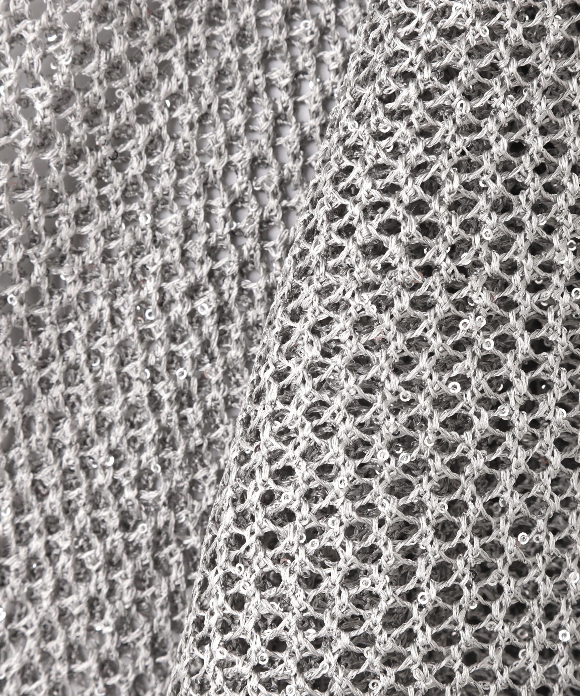  「メッシュスパンコールニット」|ニット・セーター|