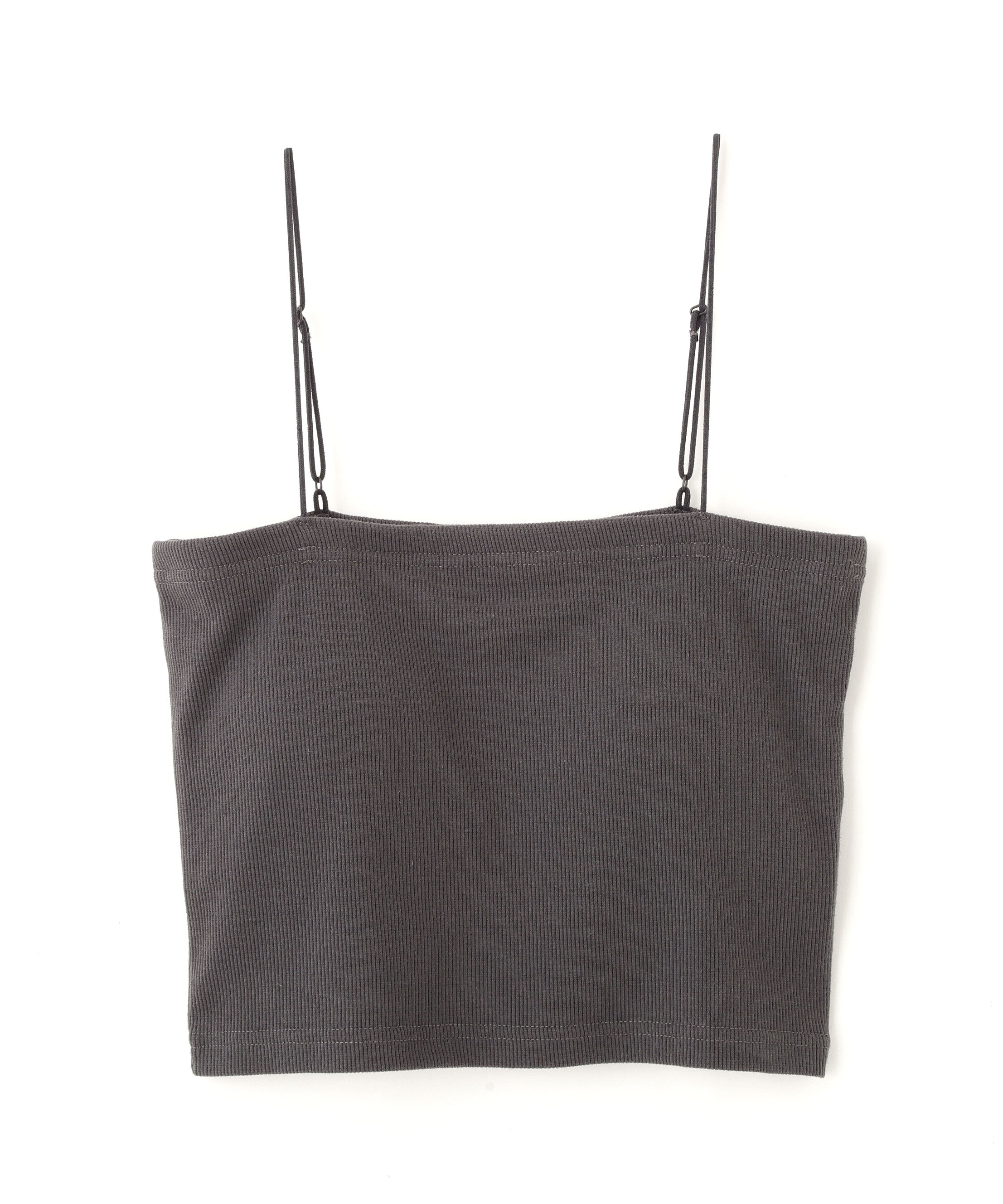  「[接触冷感][UV加工]カップ付きショート丈キャミソール」|Tシャツ・カットソー|